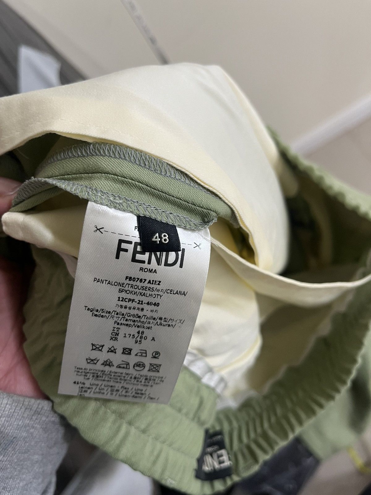 Fendi Fendi Pants Sz 48(32us) Size US 32 / EU 48 - 7 Thumbnail