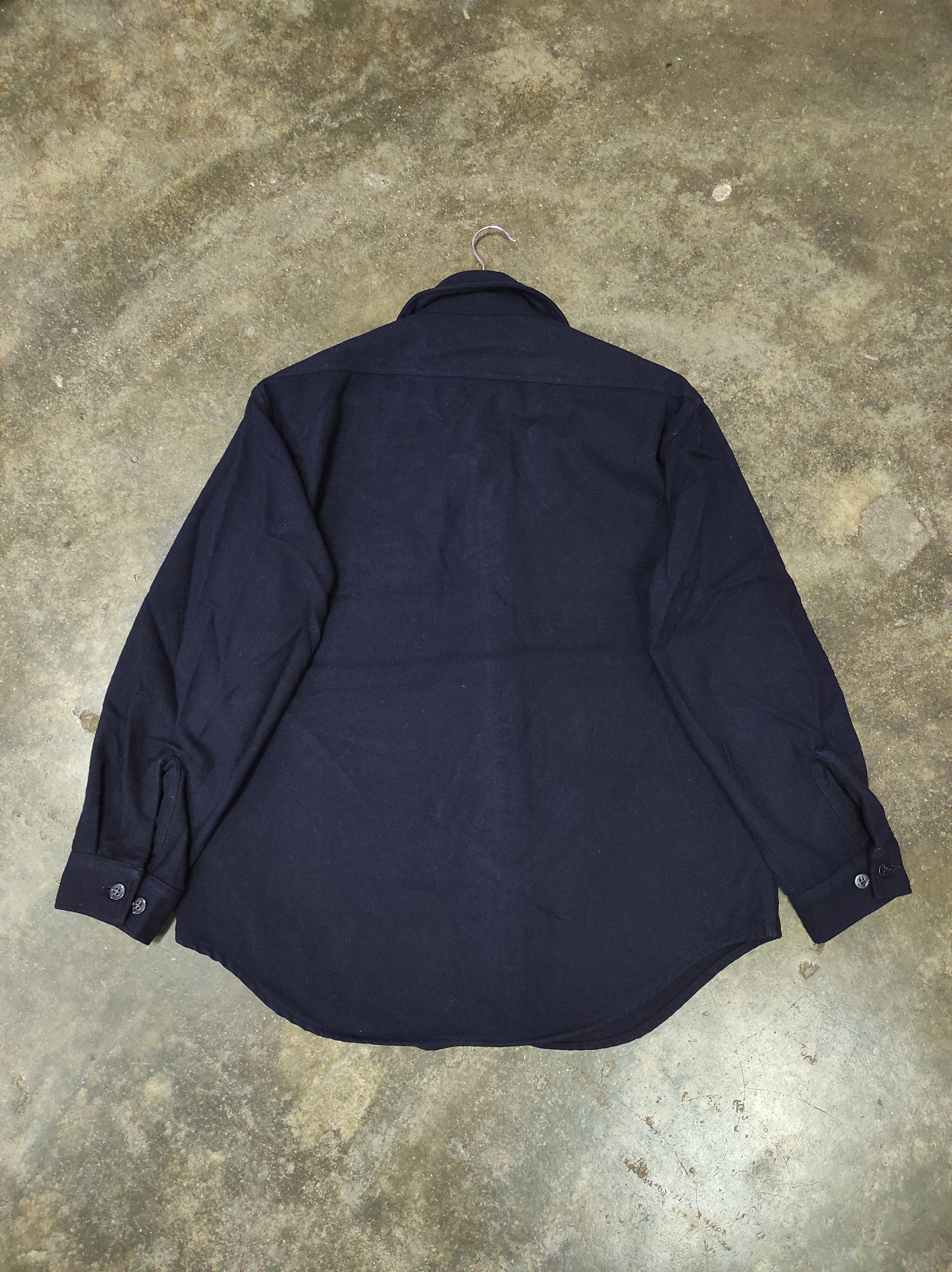 MILITARY MAN'S WOOL CPO BLUE DOYLE SHIRT JACKET