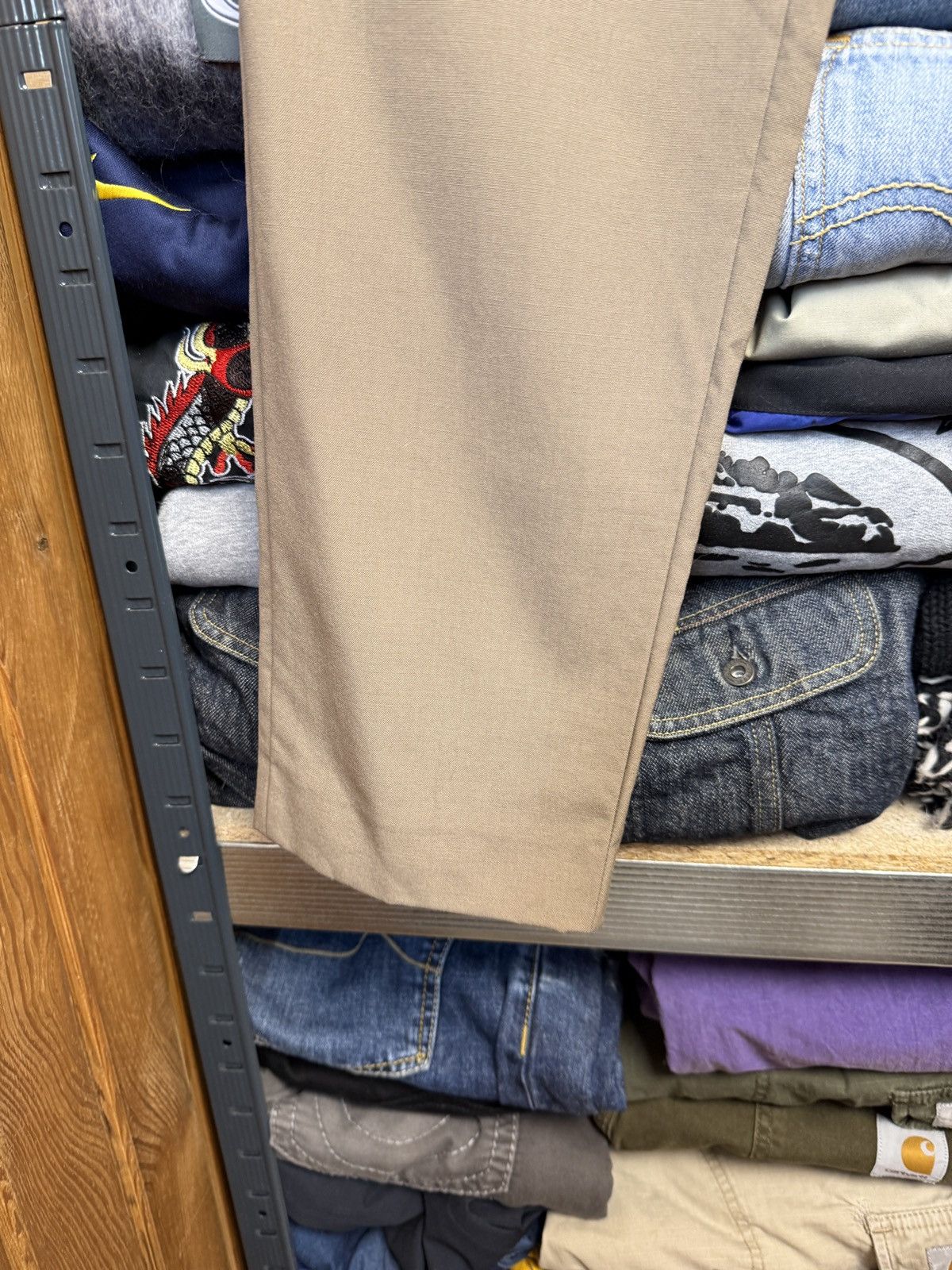 AMI AMI Beige Casual Pants Size US 34 / EU 50 - 4 Thumbnail