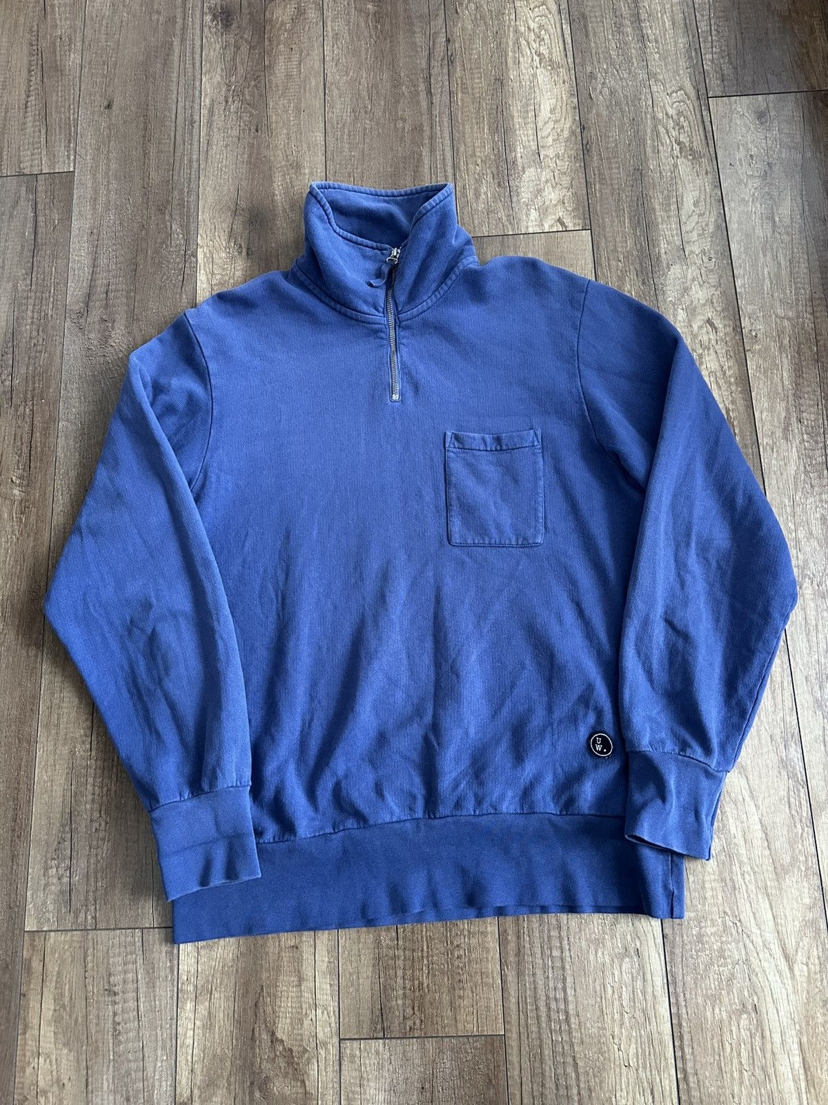 Universal Works Universal Works 1/3 Zip Pullover Sweatshirt Size US L / EU 52-54 / 3 - 2 Thumbnail