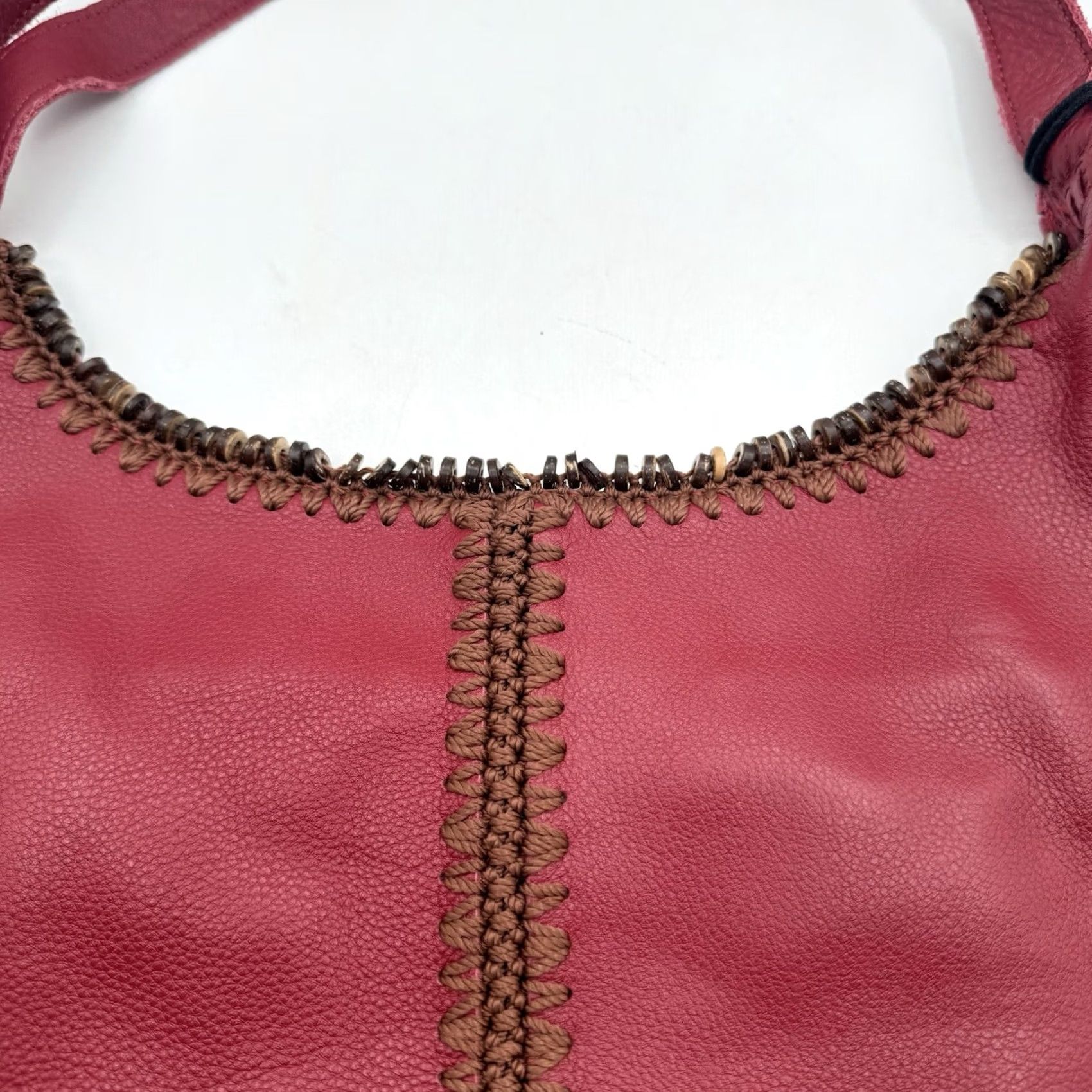 The Sak The Sak Huntley Leather Hobo Shoulder Bag Red Women Large CMWH NWOT Size ONE SIZE - 2 Thumbnail