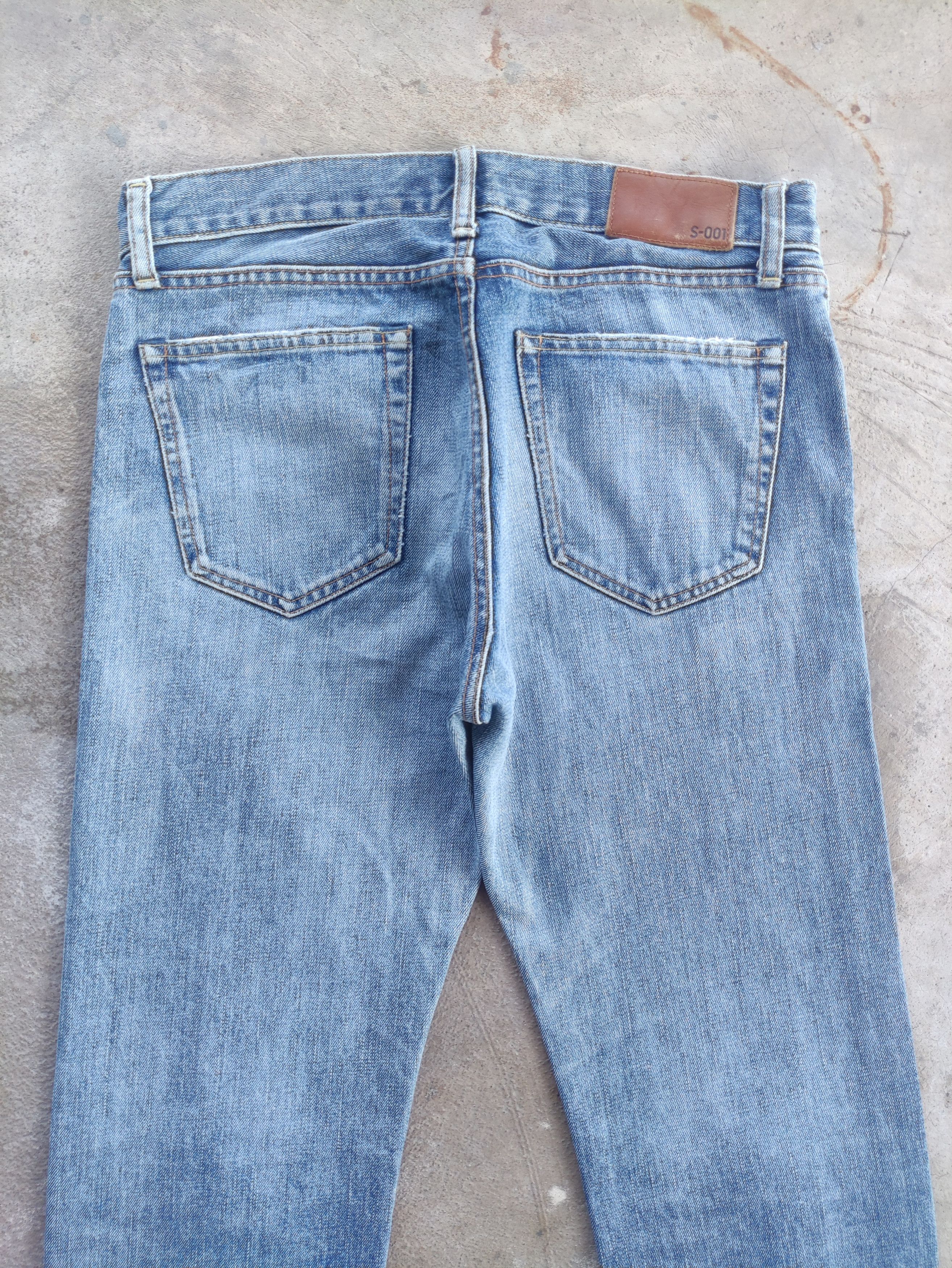 Japanese Brand Vintage Japanese Jean Distressed Faded Denim Pants Size US 33 - 9 Thumbnail