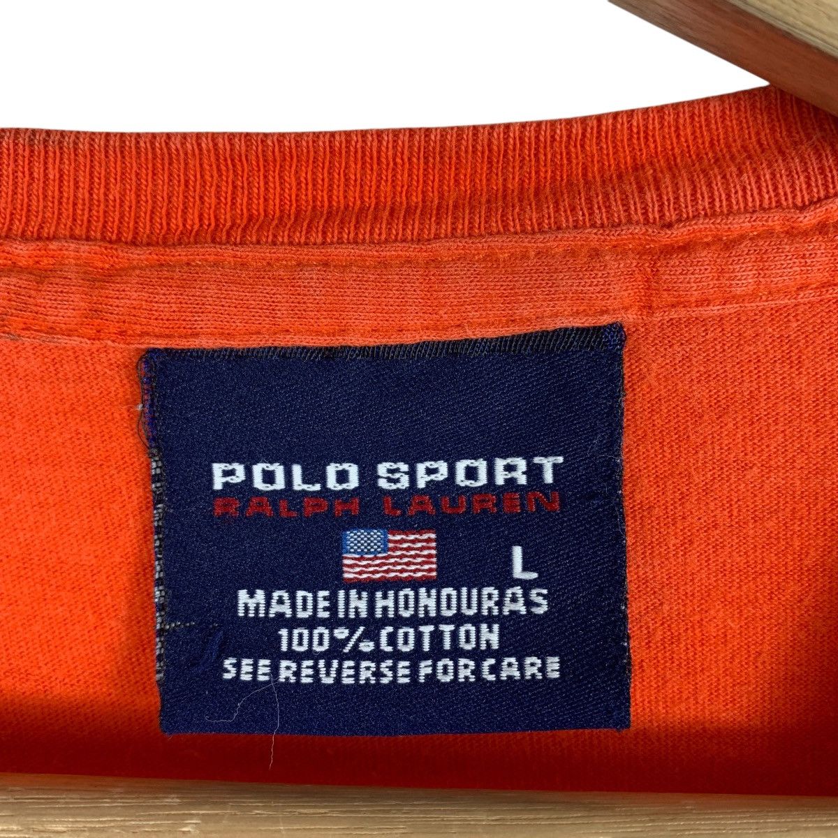 Polo Ralph Lauren × Vintage Vintage POLO SPORT by POLO RALPH LAUREN spellout tees Size US L / EU 52-54 / 3 - 3 Thumbnail