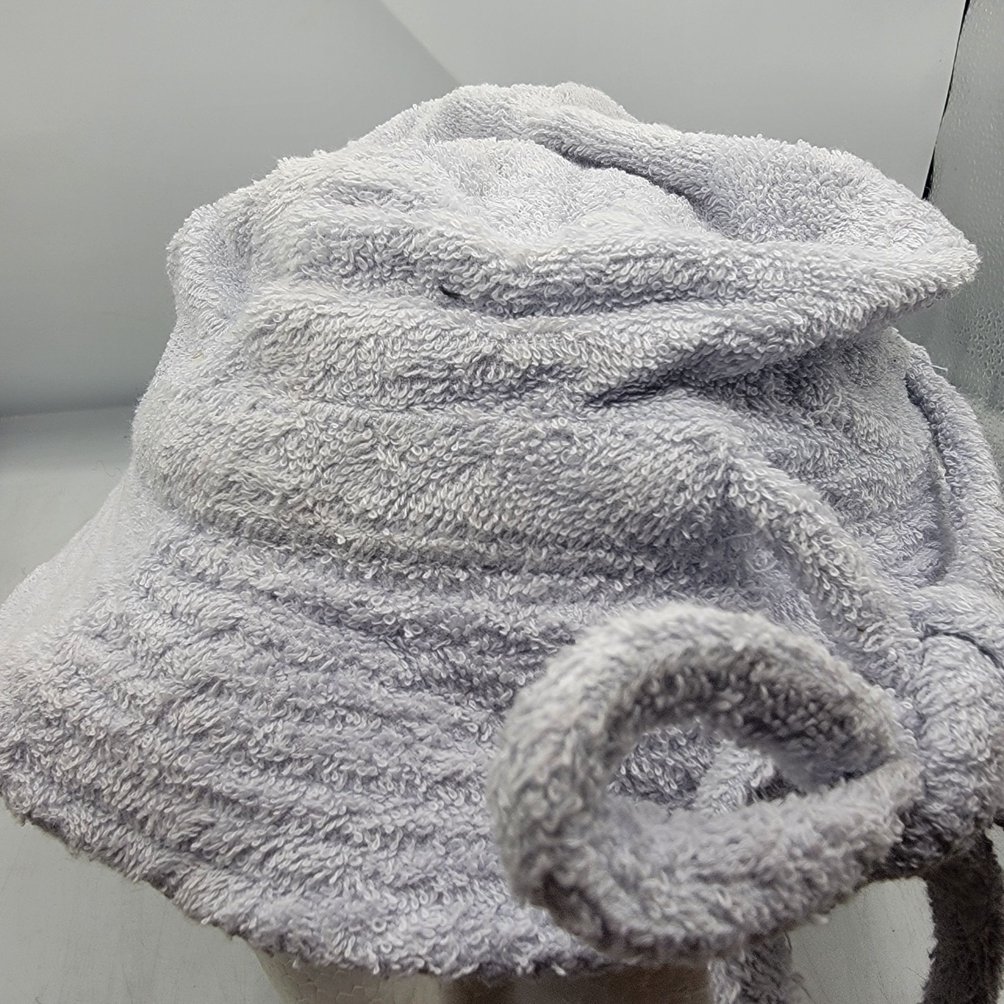 Levi's Levis Terry Cloth Womens Gray Bucket Hat With Bow Home Relax Size ONE SIZE - 5 Thumbnail