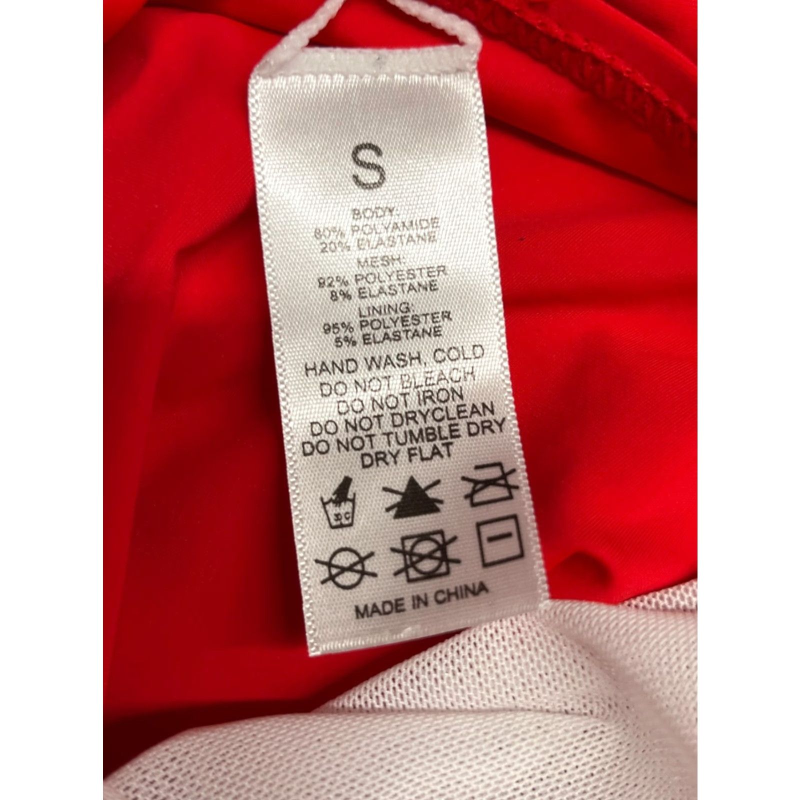 Vintage Red Halter Neck Women's Ruching One Piece Swimsuit Size S Size ONE SIZE - 6 Thumbnail