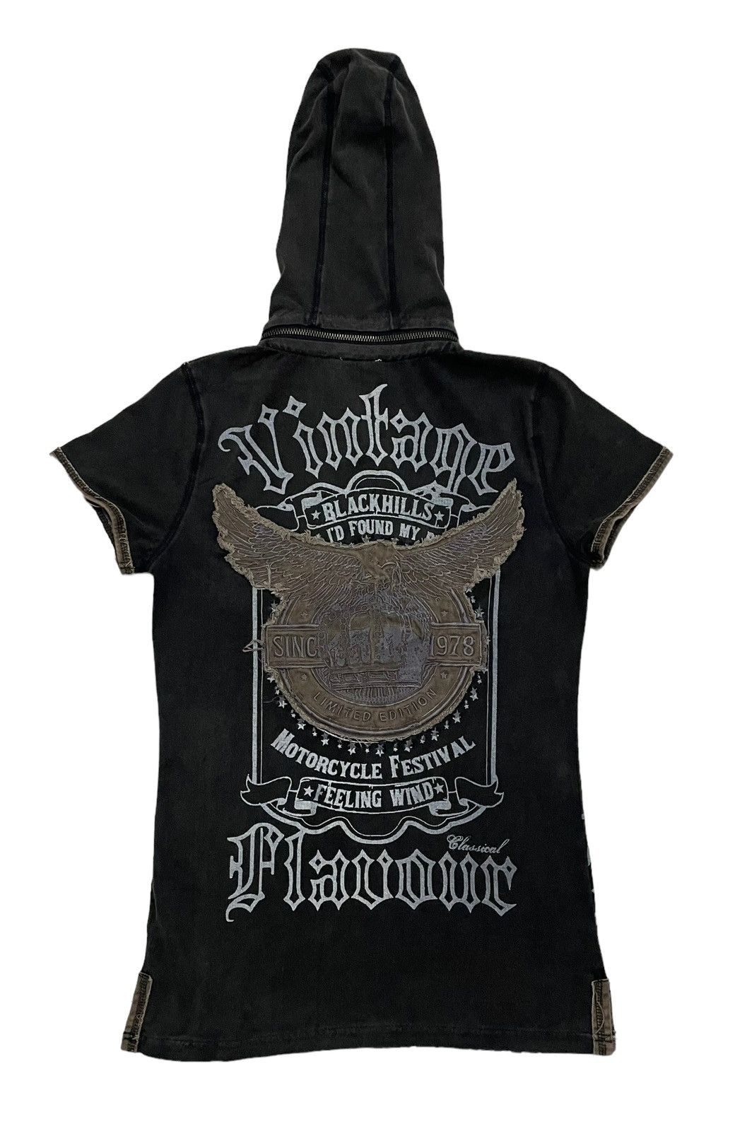 Japanese Brand Japanese Brand Glitz Motorcycle Festival Hooded Tshirt Size M / US 6-8 / IT 42-44 - 7 Thumbnail