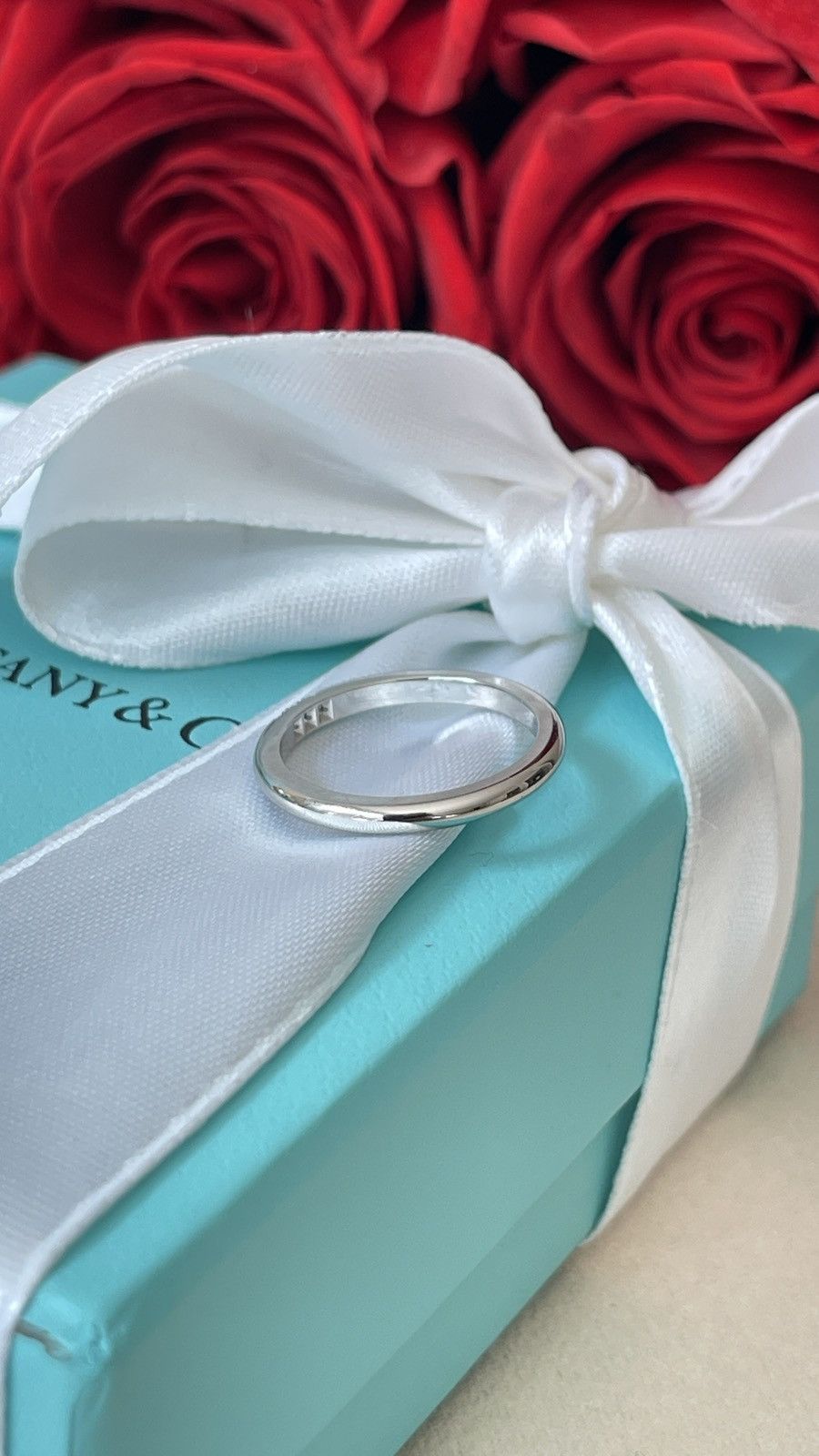 Tiffany & Co. TIFFANY & CO. FOREVER WEDDING BAND RING IN PLATINUM 5 $1850 Size ONE SIZE - 9 Thumbnail