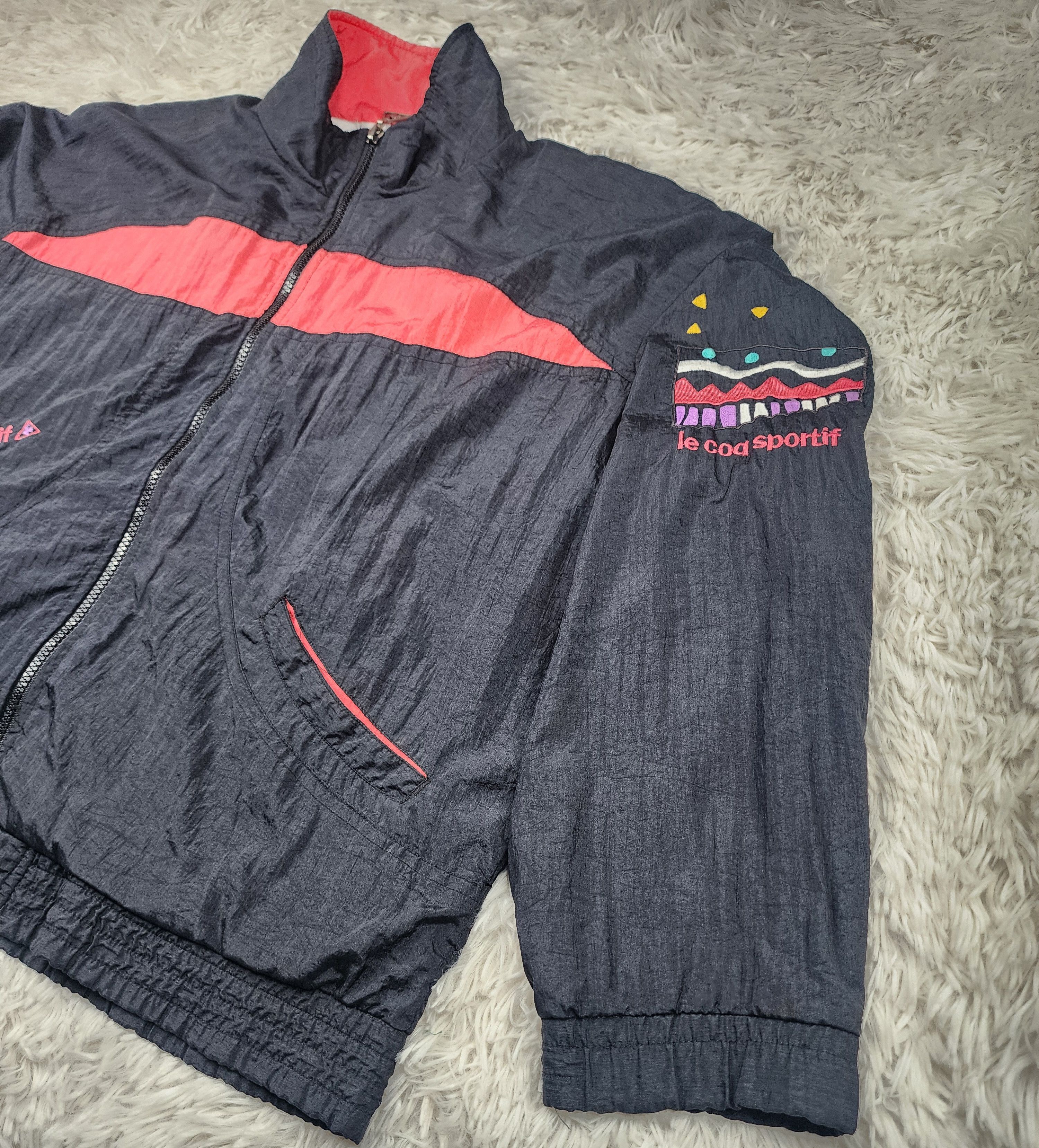Le Coq Sportif Vintage Le coq sportif fulll zipper windbreaker jacket Size US S / EU 44-46 / 1 - 2 Thumbnail