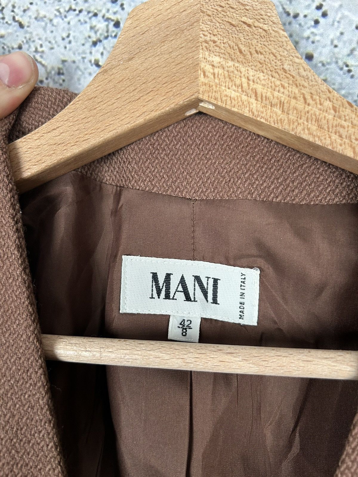 Other Vintage Mani Avantgarde Made in Italy Jacket Luxury Designer Size M / US 6-8 / IT 42-44 - 6 Thumbnail