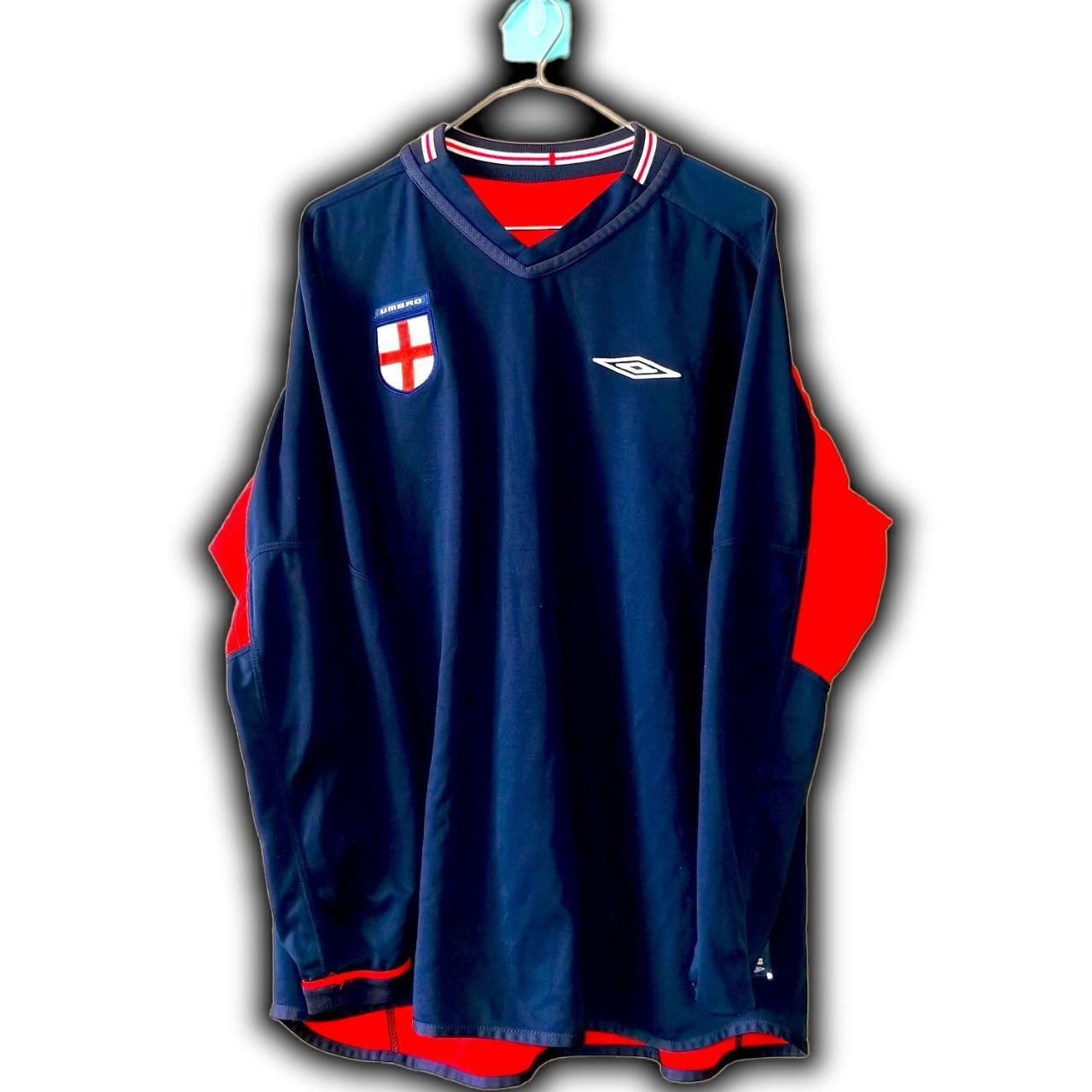 Carhartt England 2002 2003 Third 3rd shirt jersey Long Sleeves Size US L / EU 52-54 / 3 - 1 Thumbnail