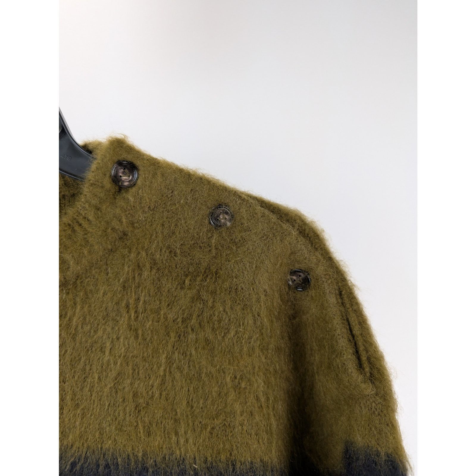 Bottega Veneta o1rshd1 HW Graphic Mohair Knitwear Sweater Gingersnap/navy Size US M / EU 48-50 / 2 - 7 Thumbnail