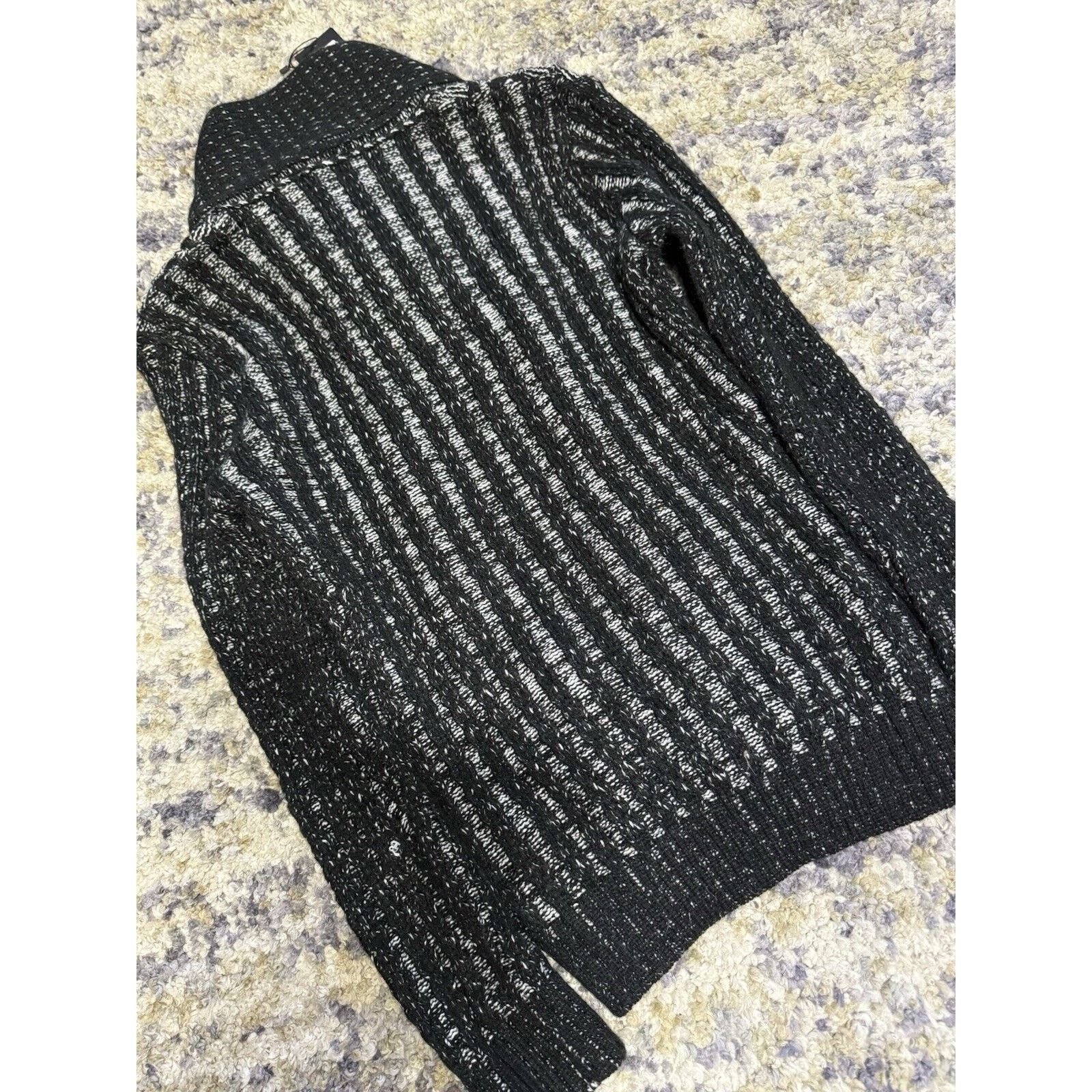 Other Barabas Sweater Large Black White 2 Buckle Chunky Collar Size US L / EU 52-54 / 3 - 6 Thumbnail
