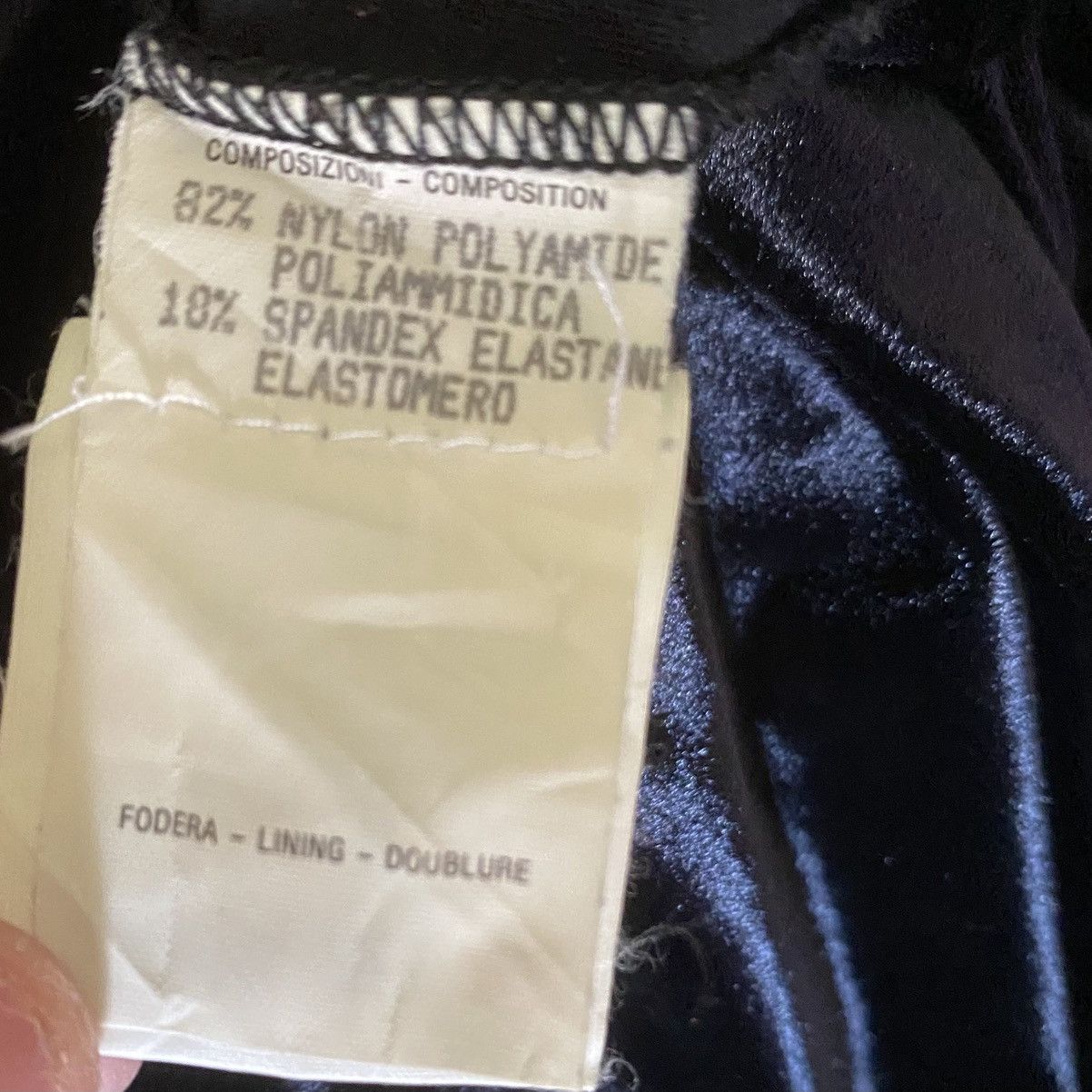 Gucci Vintage 1994 Tom Ford Era Stretch Velvet Bodysuit Size M / US 6-8 / IT 42-44 - 7 Thumbnail