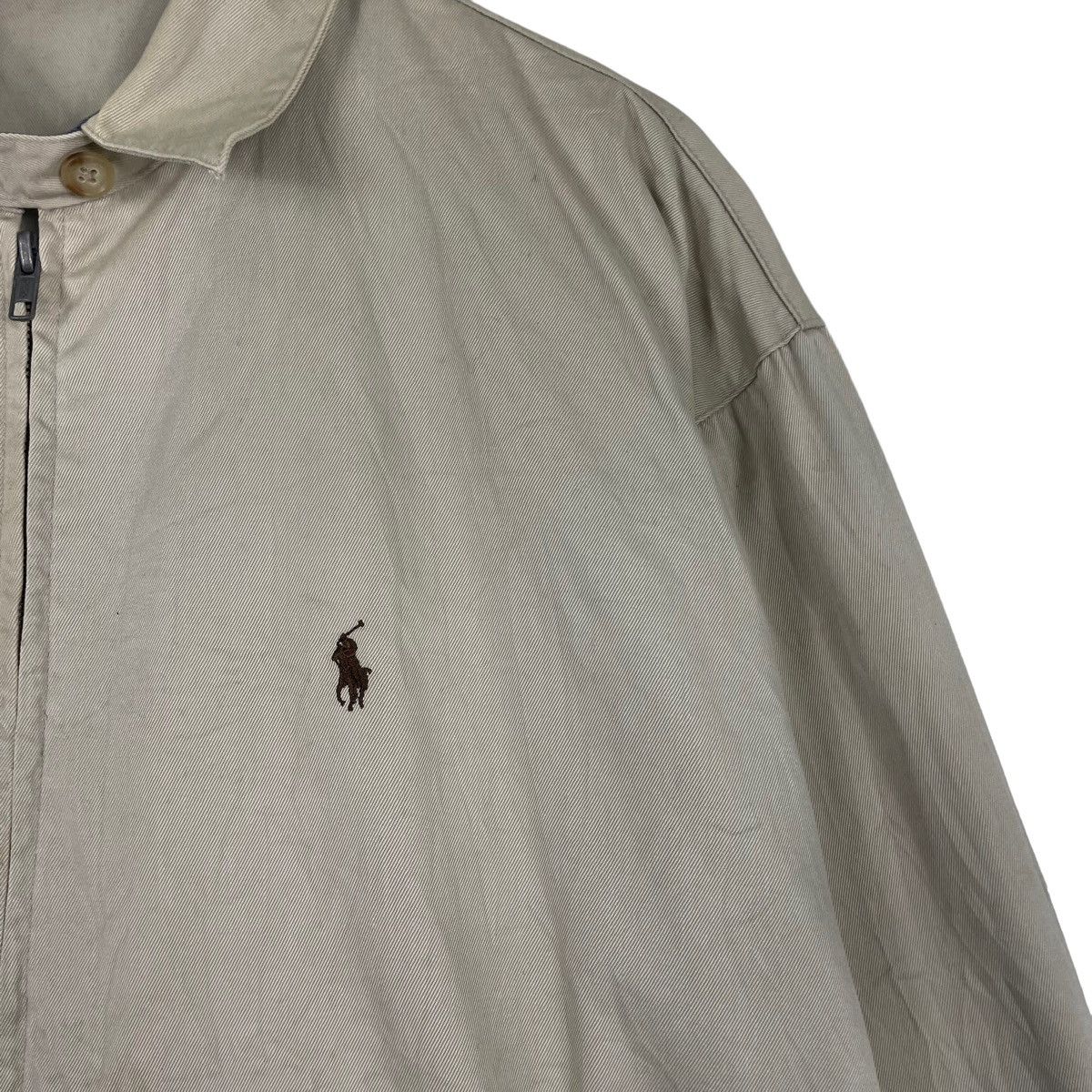 Polo Ralph Lauren × Vintage 💥90s BEIGE WORKER POLO RALPH LAUREN JACKET Size US XL / EU 56 / 4 - 6 Thumbnail