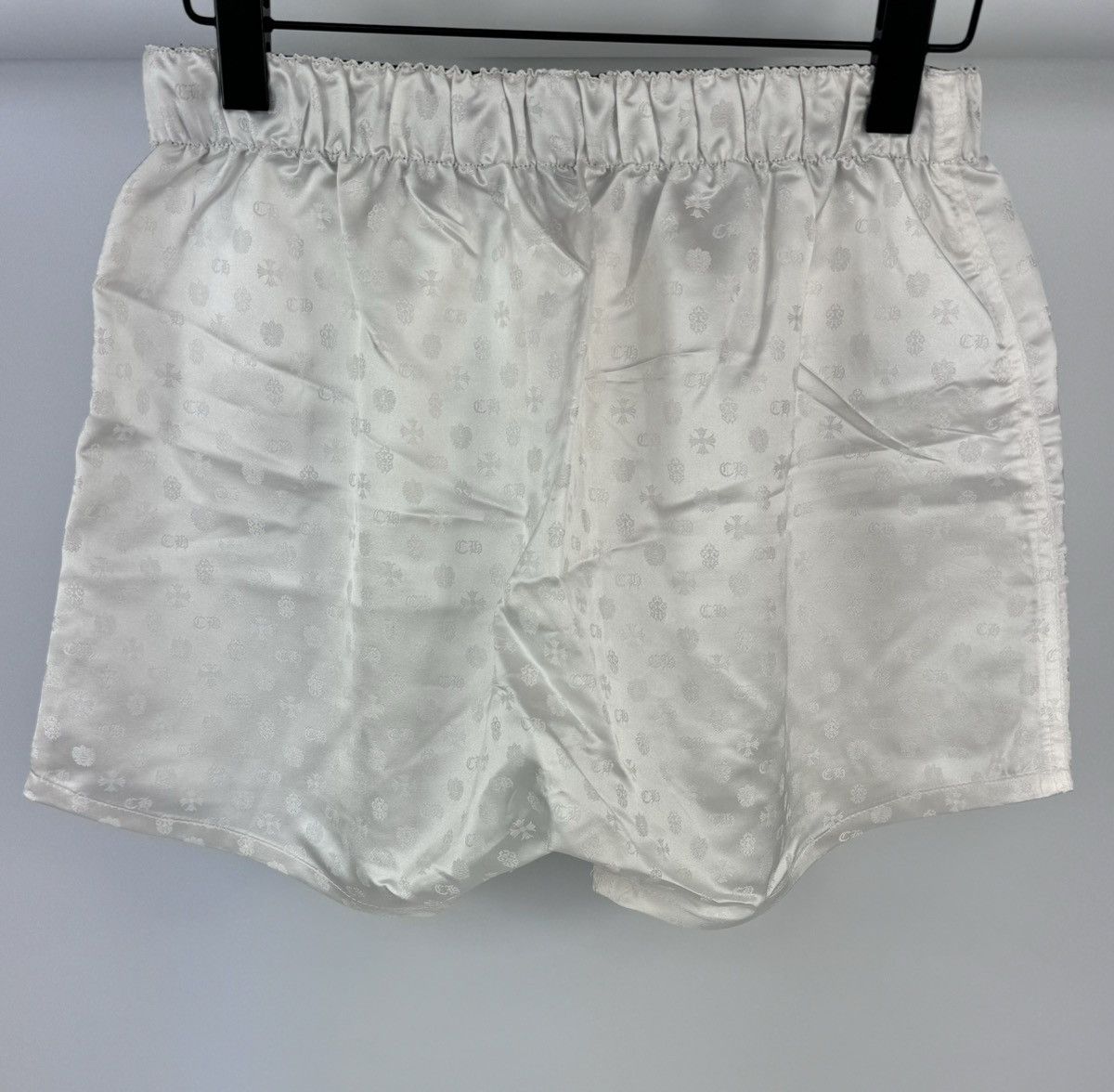 Chrome Hearts LOGO PRINT SILK SHORTS Size US 34 / EU 50 - 2 Thumbnail