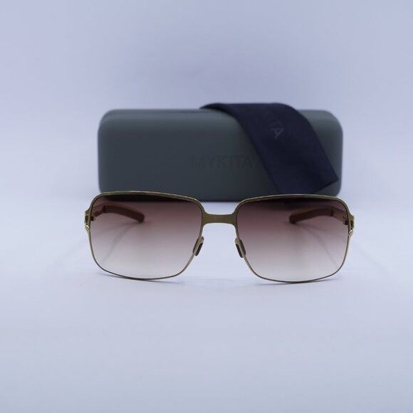 Mykita Mykita NO1 MAJA 006 Sunglasses Gold Frame-Lowest price! Size ONE SIZE - 9 Thumbnail