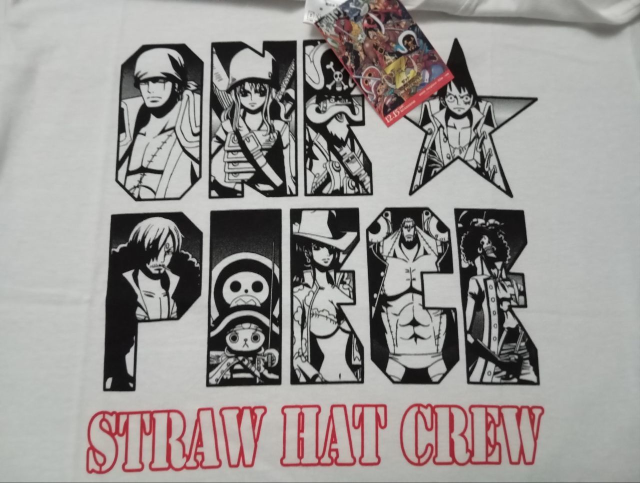 Japanese Brand NEW 2012 One Piece Z Film - Straw Hat Crew ☠️ Size US M / EU 48-50 / 2 - 1 Thumbnail