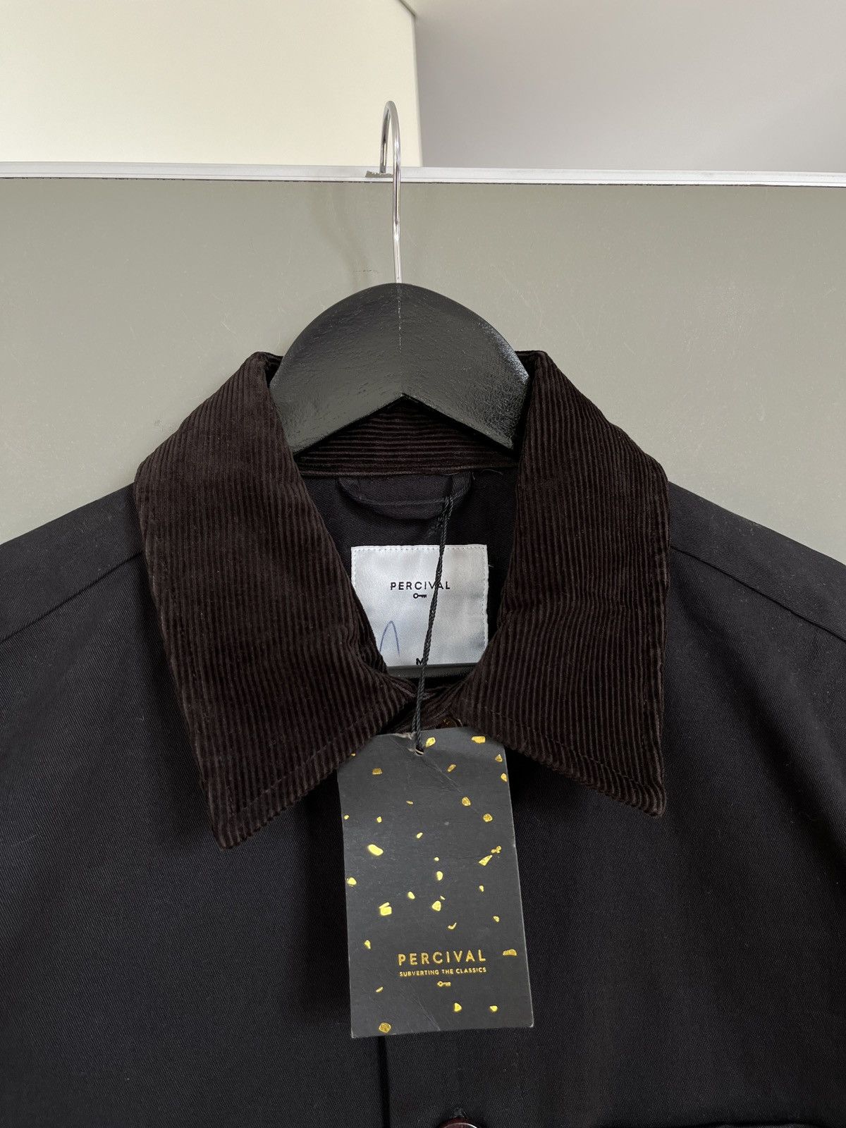 Percival Percival Twill Black Work Chore Jacket Size US M / EU 48-50 / 2 - 5 Thumbnail