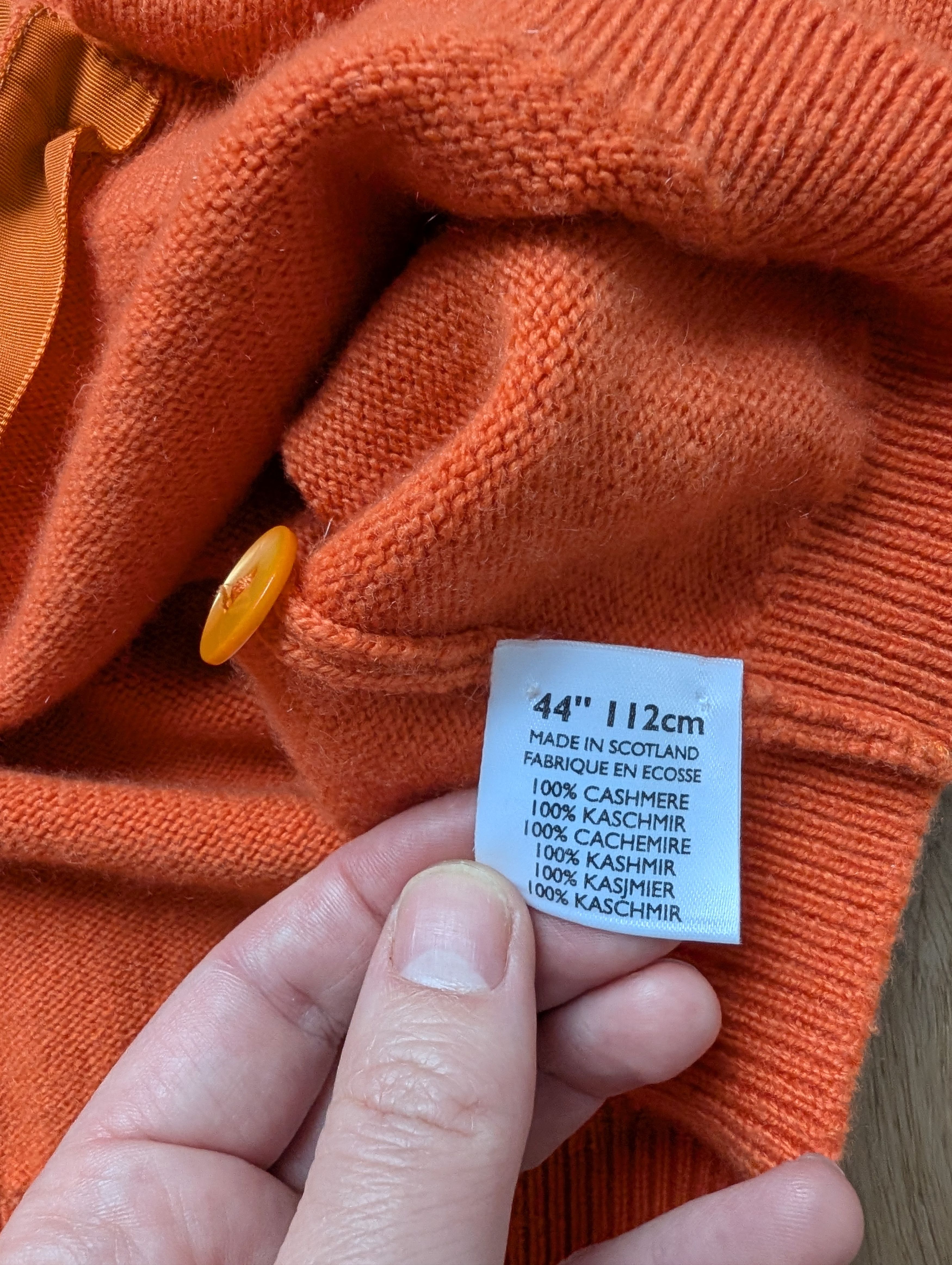 Johnstons Of Elgin Johnstons Of Elgin 100% Soft Cashmere Cardigan Jacket Size L / US 10 / IT 46 - 5 Thumbnail