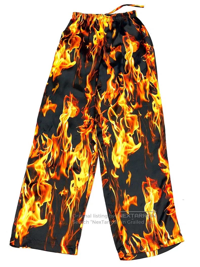 Vetements Vetements size XS Flame Print Pants Size US 27 - 1 Thumbnail