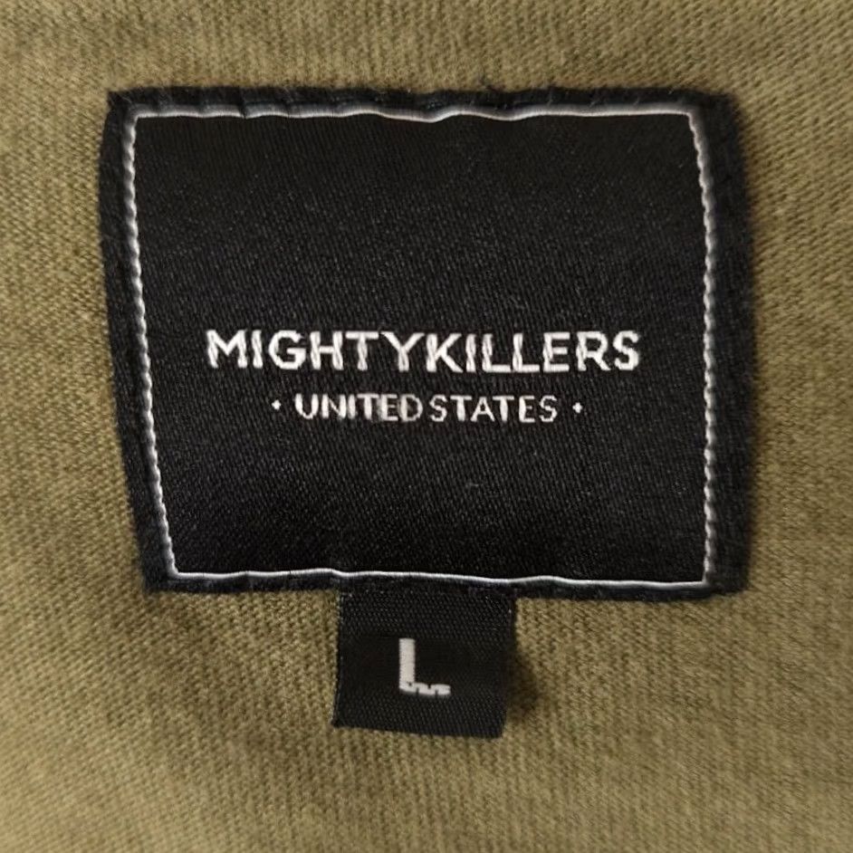 Vintage Mighty Killers T Shirt Mens Large Green Streetwear Made In USA Size US L / EU 52-54 / 3 - 7 Thumbnail