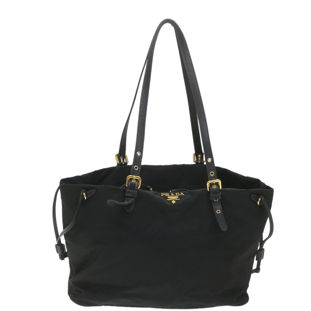 image of Prada Renylon Shoulder Bag in Black, Women's