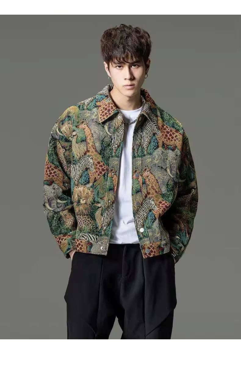 Japanese Brand × Vintage print jacket Size US L / EU 52-54 / 3 - 2 Thumbnail