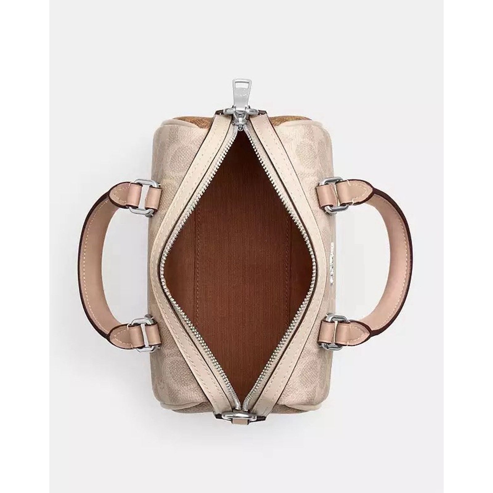 Coach NWT COACH Mini Rowan Crossbody Bag CW330 Silver/Sand/Taupe Size ONE SIZE - 11 Thumbnail