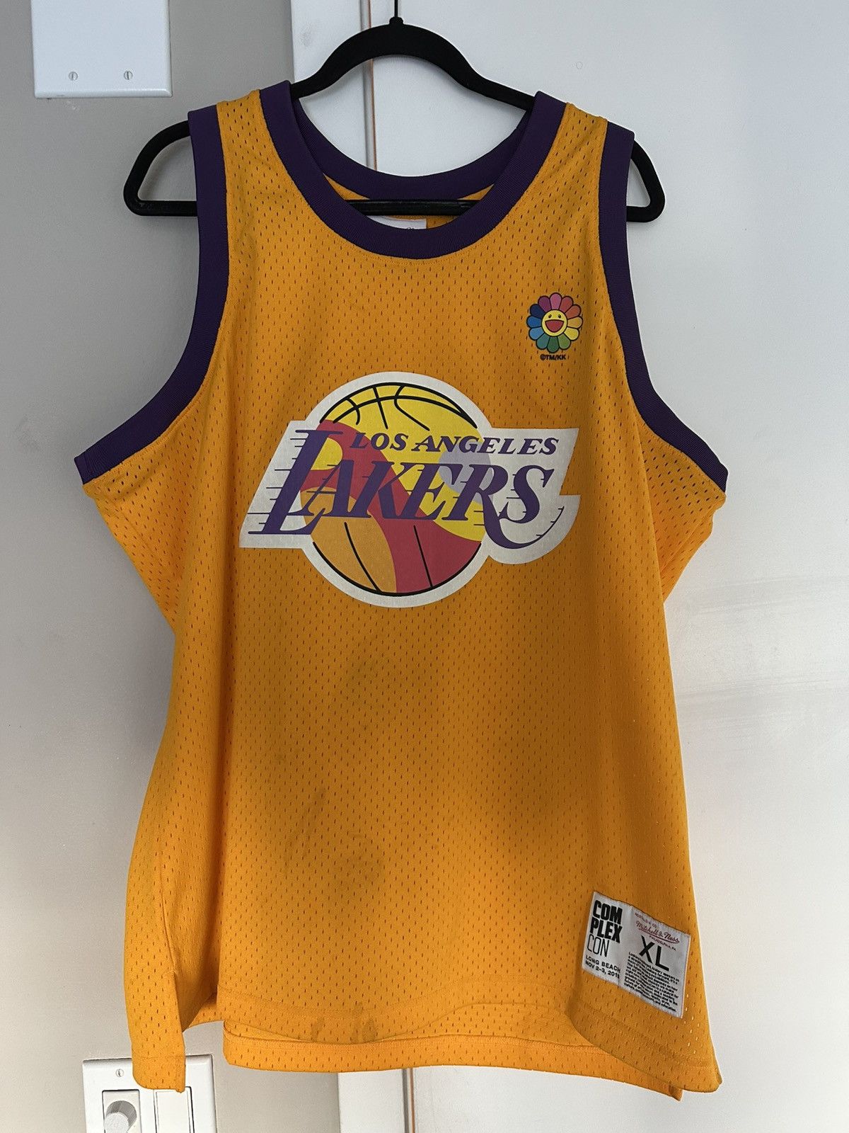 NBA Lakers Takashi Murakami ComplexCon Jersey Size US XL / EU 56 / 4 - 1 Thumbnail