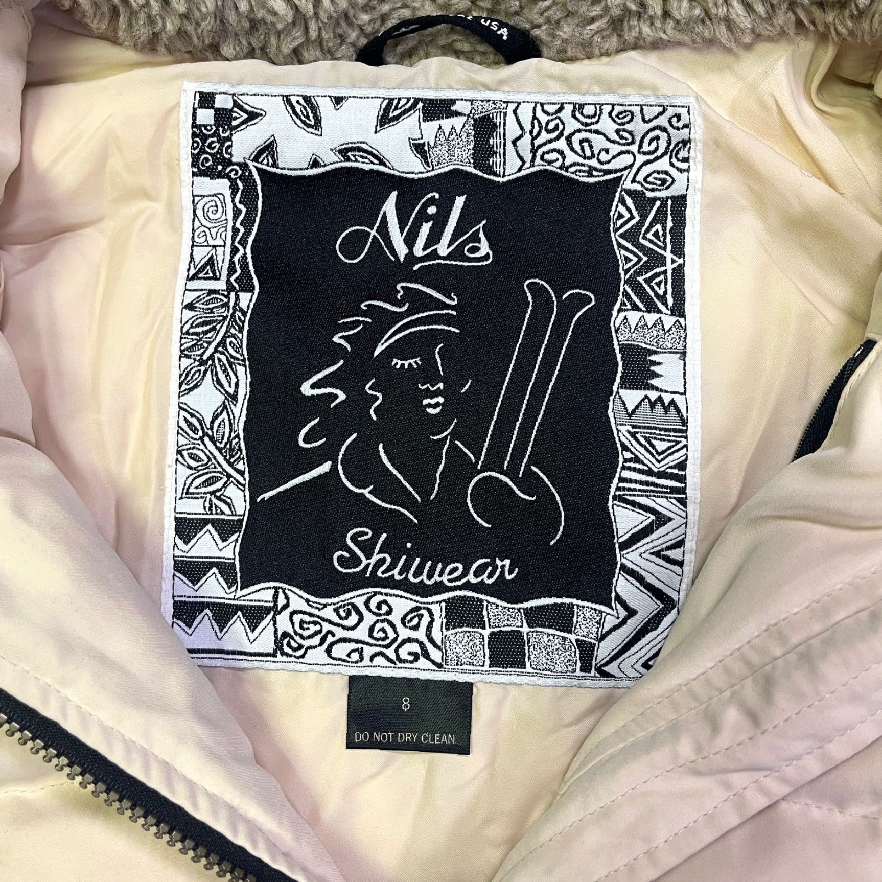 Vintage VINTAGE NILS Jacket Womens 8 White Ski Snowboard Fur Collar Made in USA 56 Size M / US 6-8 / IT 42-44 - 7 Thumbnail