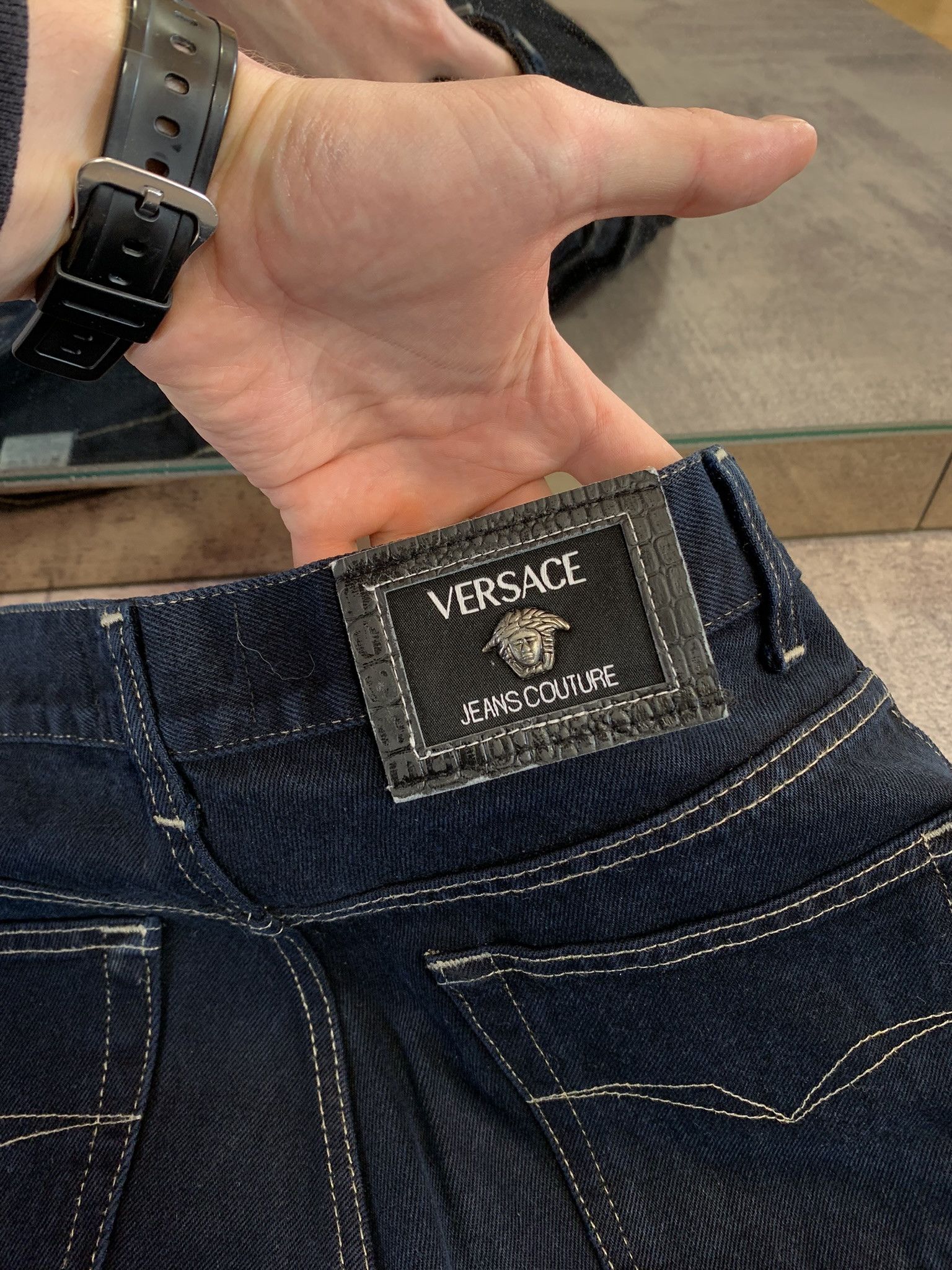 Versace Vintage Versace Jeans Couture Size US 33 - 1 Thumbnail
