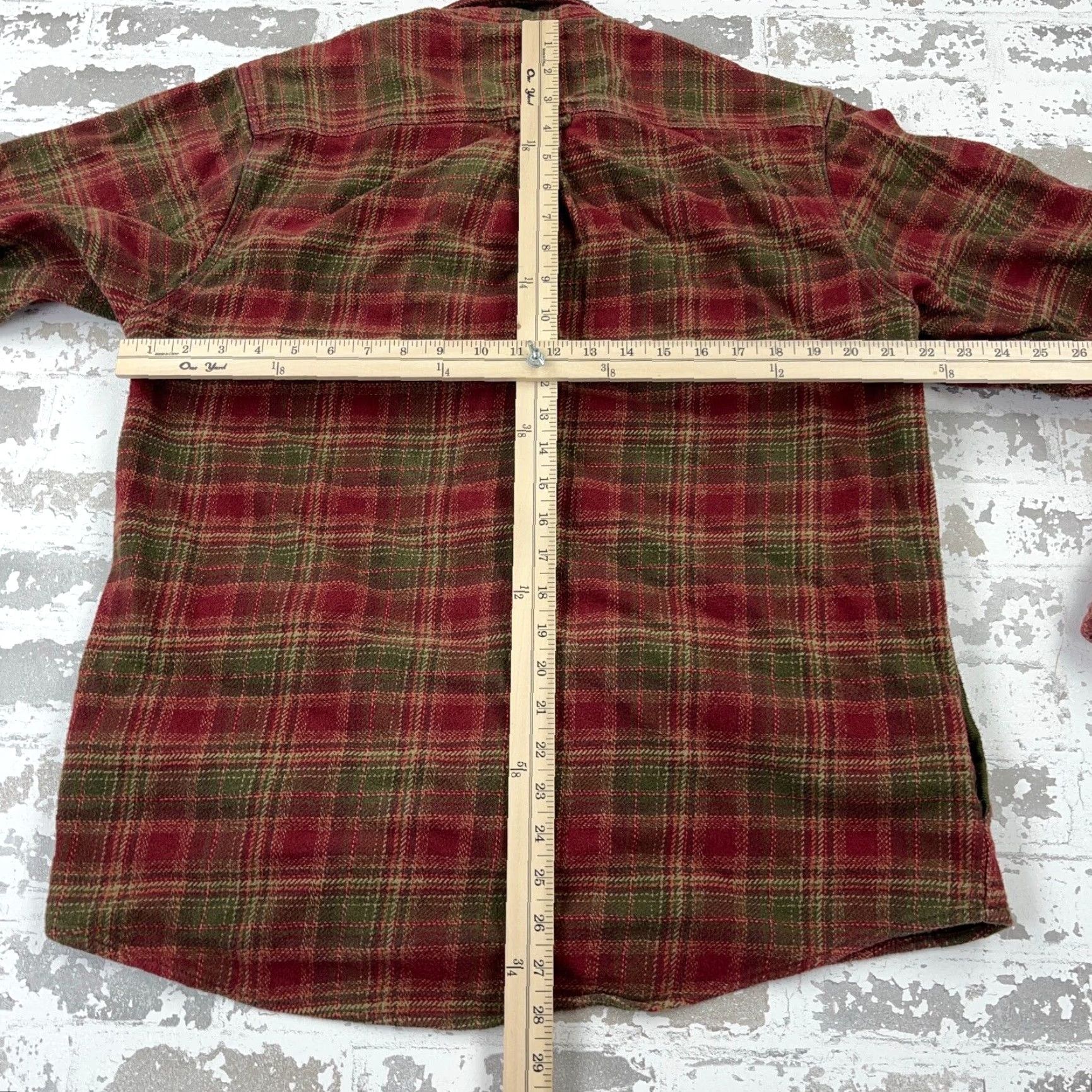 Orvis Orvis Button-Up Shacket Men Medium Red Plaid Flannel Shirt Jacket Up Button Pocket Unlined Size US M / EU 48-50 / 2 - 6 Thumbnail
