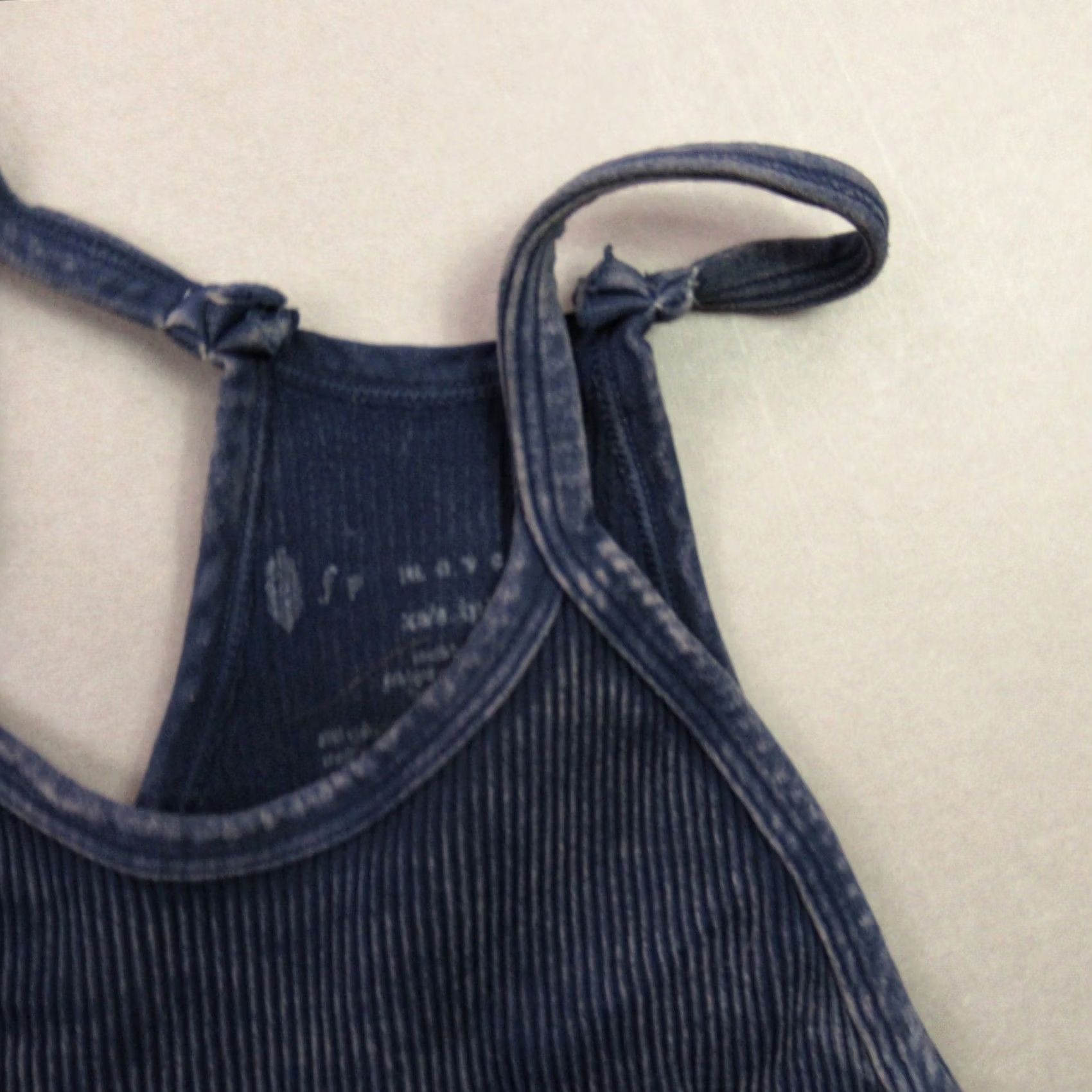Free People Free People Shirt Womens XS Blue Sleeveless Crew Neck Lightweight Pullover Size XS / US 0-2 / IT 36-38 - 2 Thumbnail