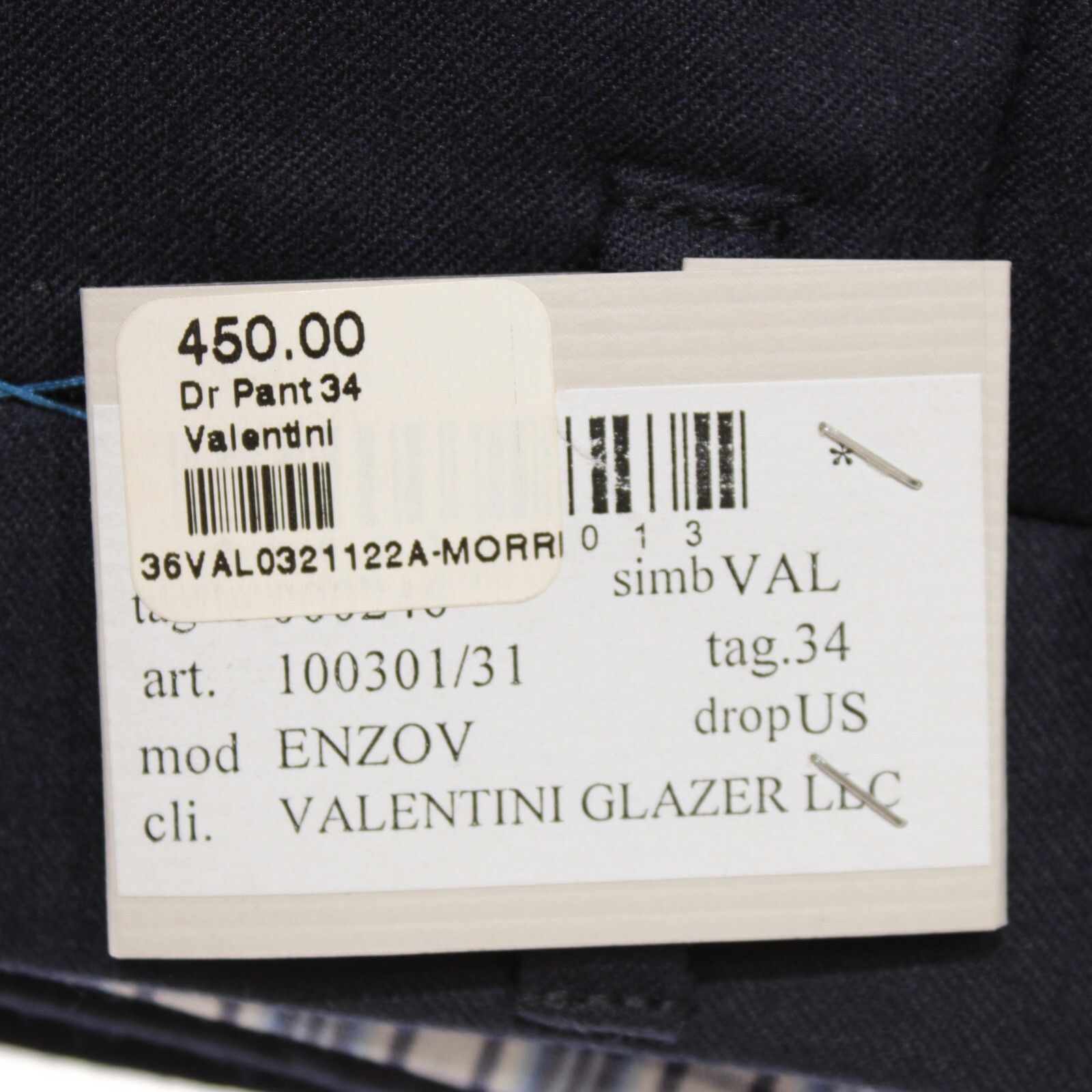 Other Valentini New with tags Dress Pants Size 34 US In Blue Size US 34 / EU 50 - 5 Thumbnail