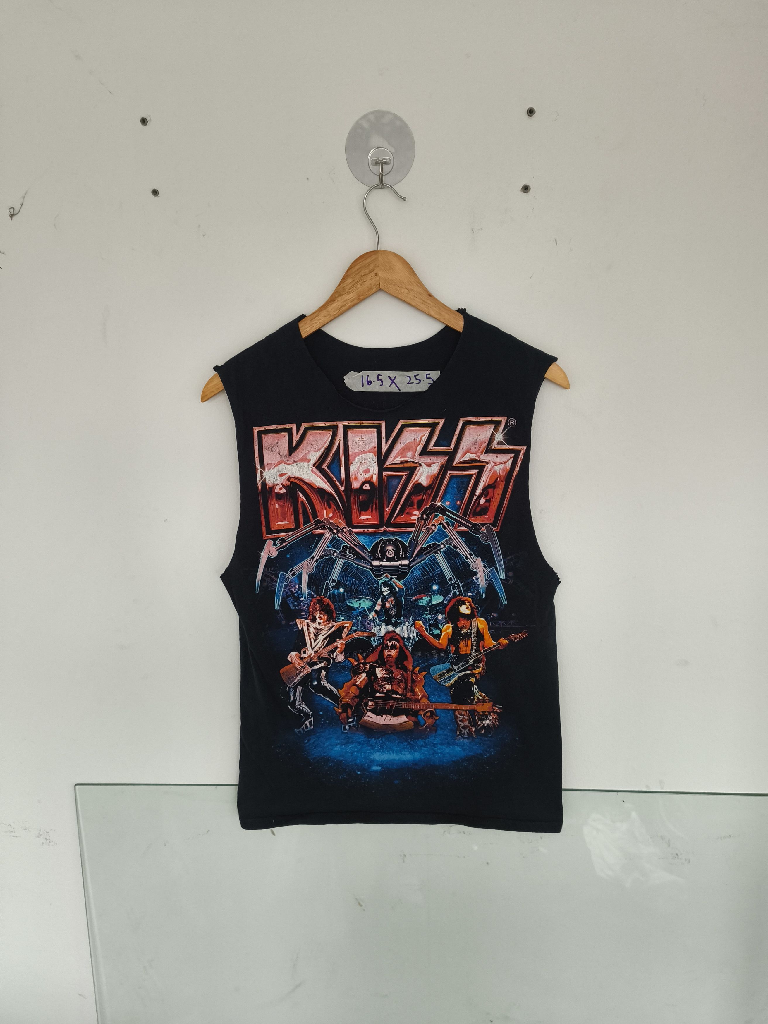 Band Tees × KISS Vintage Kiss Band Sleeveless Tee Size US S / EU 44-46 / 1 - 1 Thumbnail