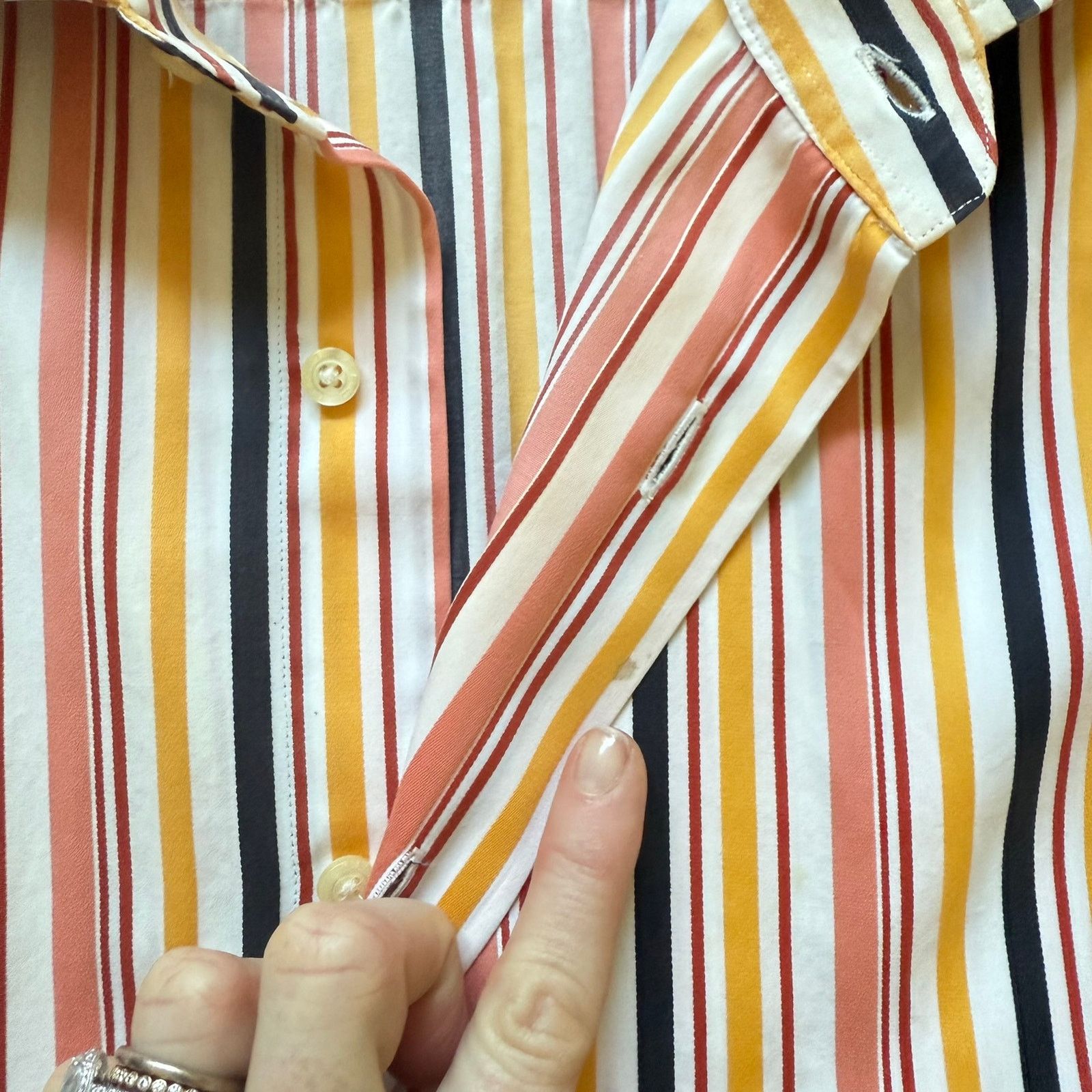 Etro Etro Milano Striped Button Up 100% Cotton Italy 42 Size US XS / EU 42 / 0 - 9 Thumbnail