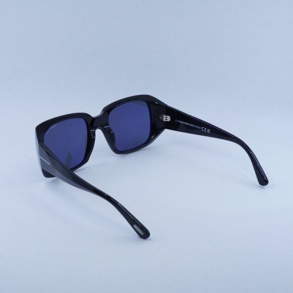 Tom Ford Tom Ford Ryder-02 FT1035-N 01A Sunglasses Black Square Frame Size ONE SIZE - 6 Thumbnail