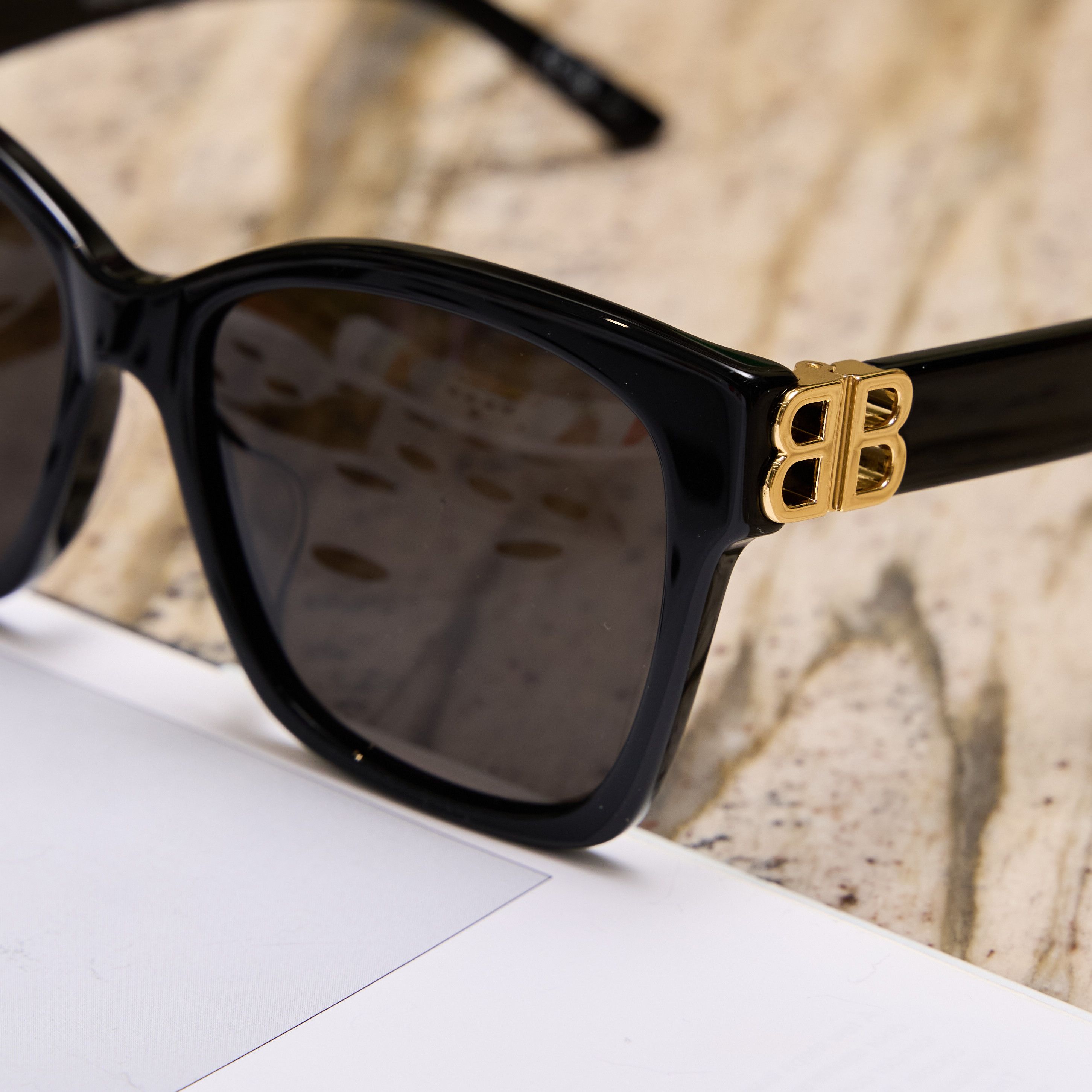 Balenciaga BALENCIAGA BB0102SA 001 Sunglasses Size ONE SIZE - 4 Thumbnail