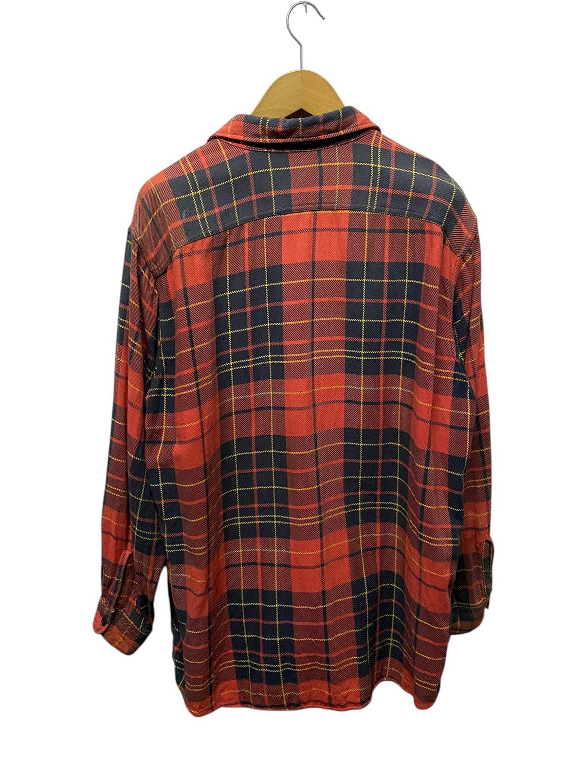 Polo Ralph Lauren Vintage Polo Sport Ralph Lauren Distressed Flannel Size US L / EU 52-54 / 3 - 3 Thumbnail