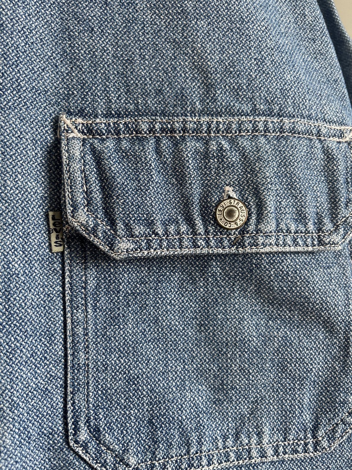 Levi's × Levi's Vintage Clothing × Vintage Levis Vintage Silvertab Denim Overshirt Size US S / EU 44-46 / 1 - 6 Thumbnail