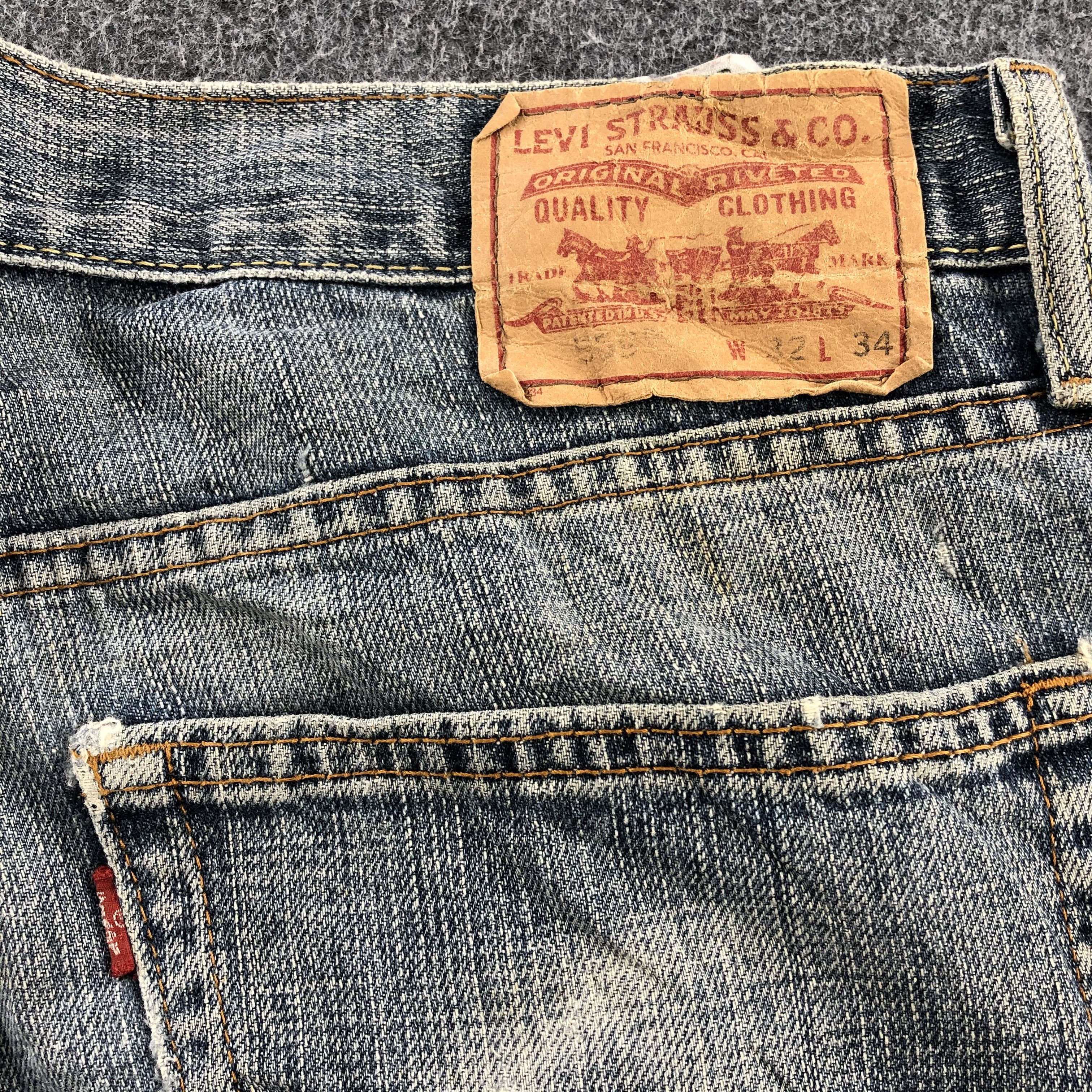 Levi's Rusty Distress Vintage Levis 559 Jeans-J1177 Size US 34 / EU 50 - 5 Thumbnail