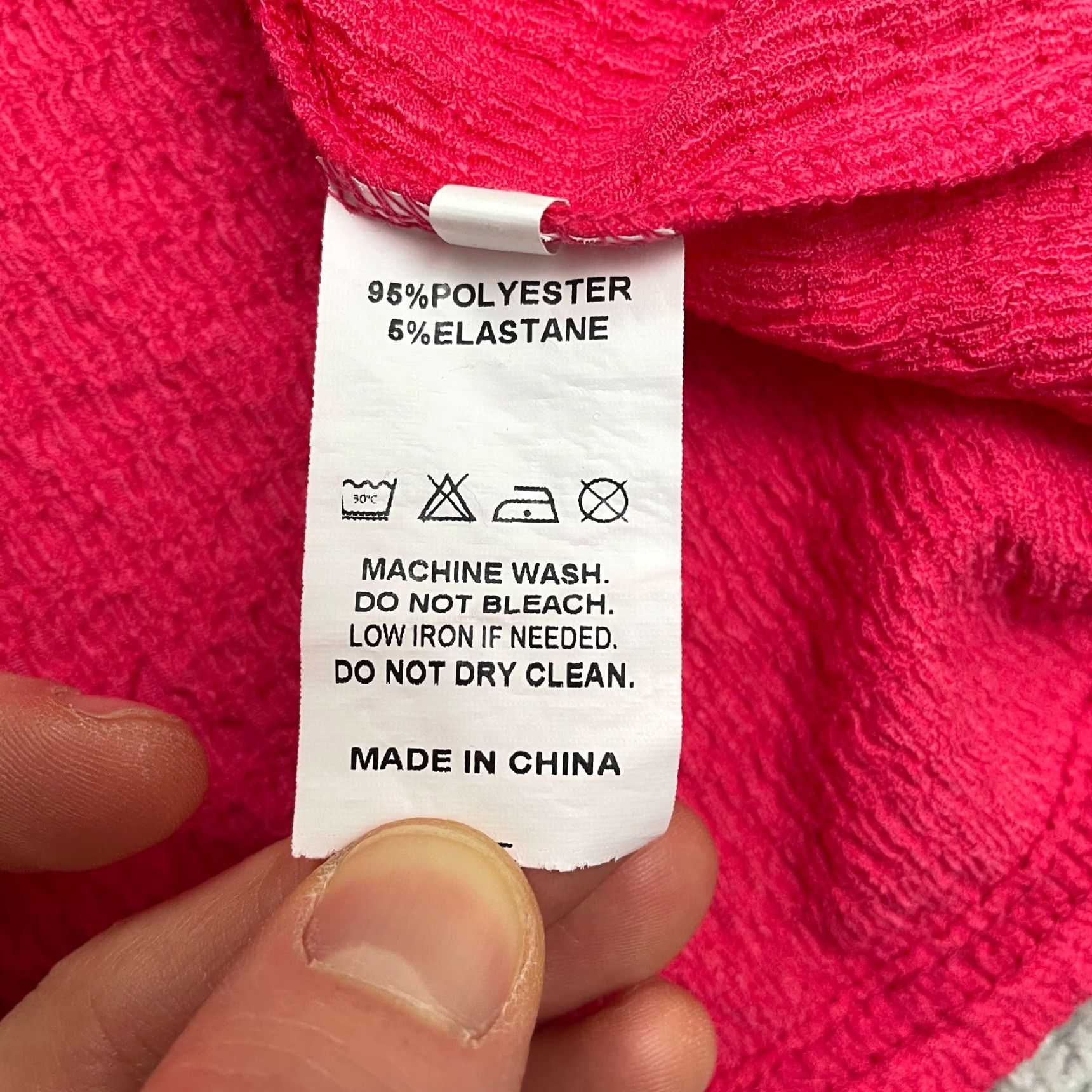 Pinko Unbranded textured Crepe Blouse Womens 2XL Pink Dolman Sleeve Crew Neck Casual Shirt Ladies Blouse Size XXL / US 16-18 / IT 52-54 - 4 Thumbnail
