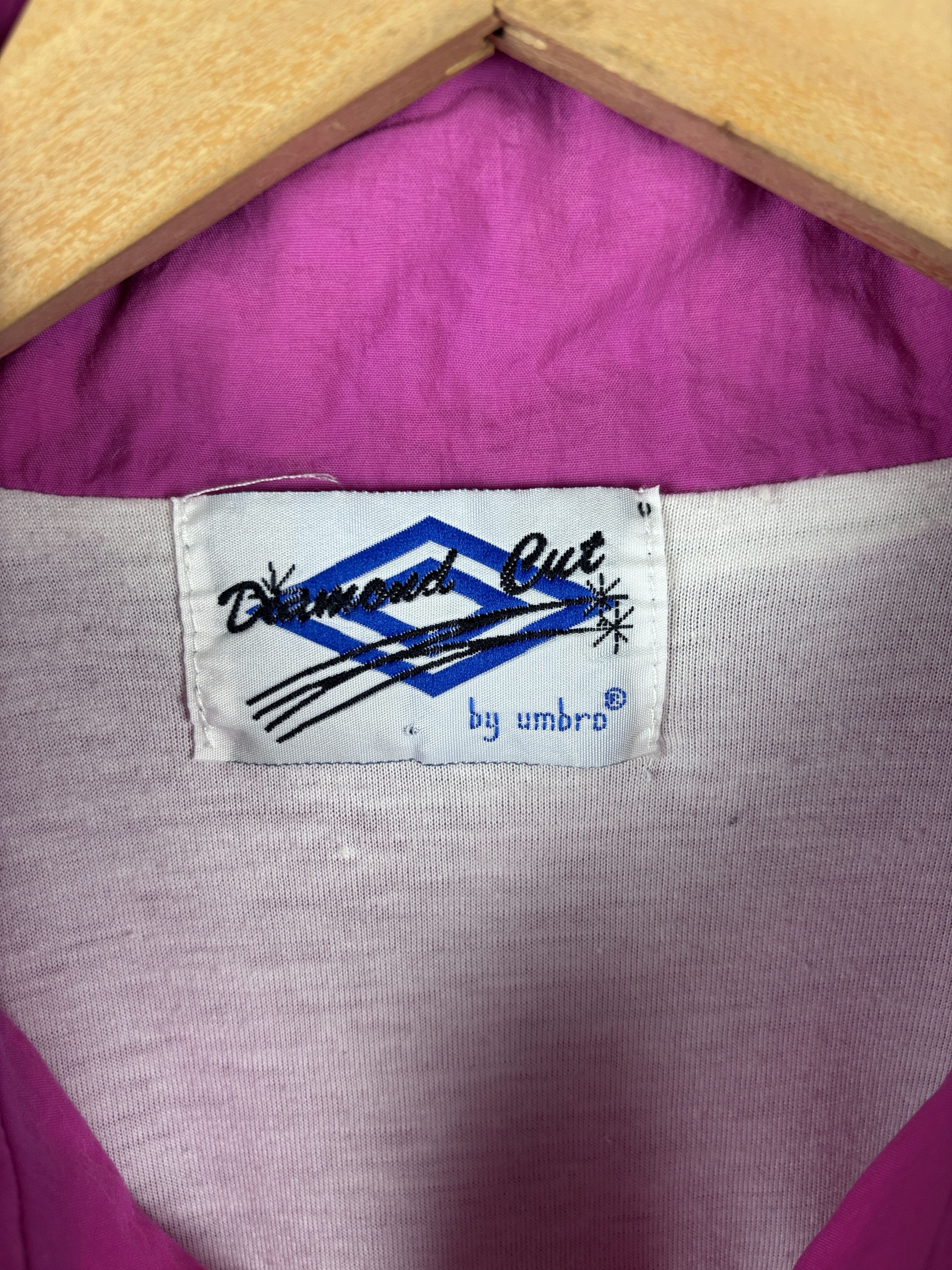 Umbro × Vintage 90s Diamond Cut by Umbro Track Jacket Womens Size 12 Size M / US 6-8 / IT 42-44 - 6 Thumbnail