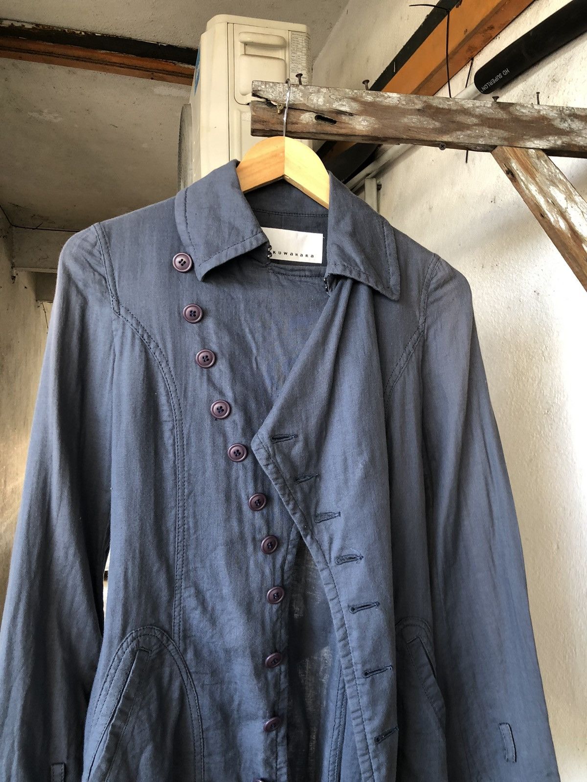 Issey Miyake Nice❗️Sunao Kuwahara by Issey Miyake Faded Sun Light Jackets Size M / US 6-8 / IT 42-44 - 6 Thumbnail