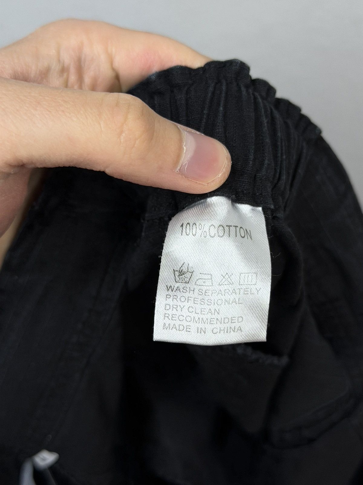 Corteiz Vintage Corteiz Cargo Pants Black Big Logo Size US 33 - 8 Thumbnail