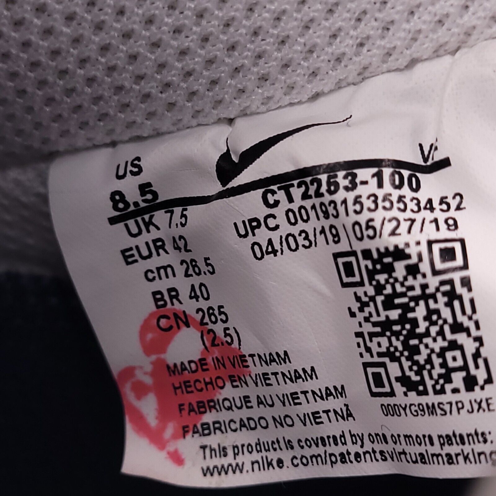 Nike Nike Air Force 1 '07 LV8 3 Shoe Mens Size 8.5 CT2253-100 Size US 7.5 / EU 40-41 - 8 Thumbnail