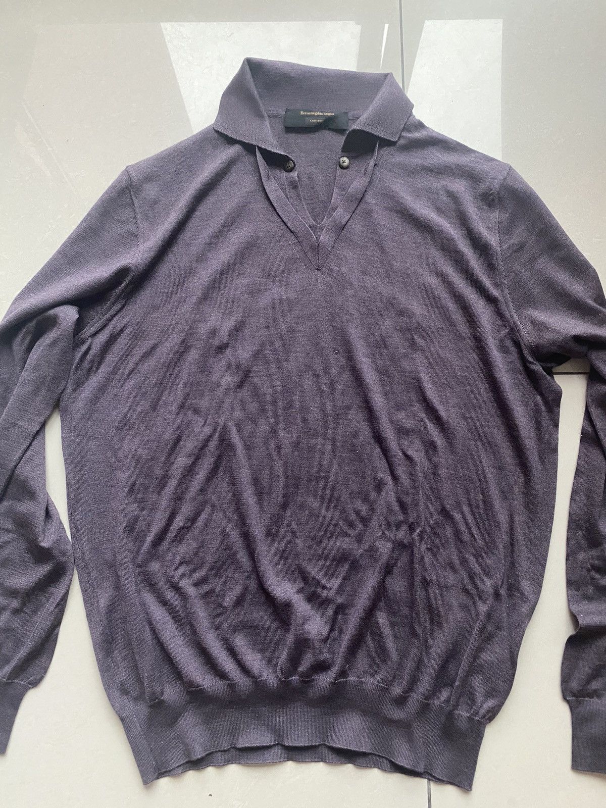 Ermenegildo Zegna Zegna cashmere silk sweater (Couture collection) Size US M / EU 48-50 / 2 - 1 Thumbnail