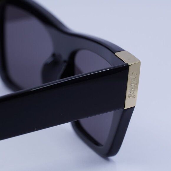 Palm Angels Palm Angels PERI099 HOLLYWOOD 1007 Sunglasses Black Cat Eye Size ONE SIZE - 10 Thumbnail