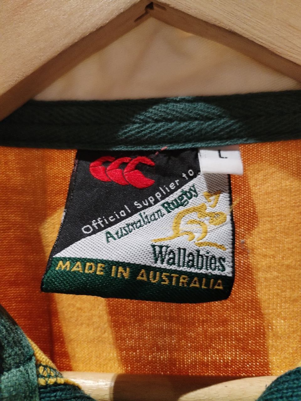 Canterbury of New Zealand Vintage 90s canterbury wallabies vodafone polo rugby shirt Size US L / EU 52-54 / 3 - 4 Thumbnail