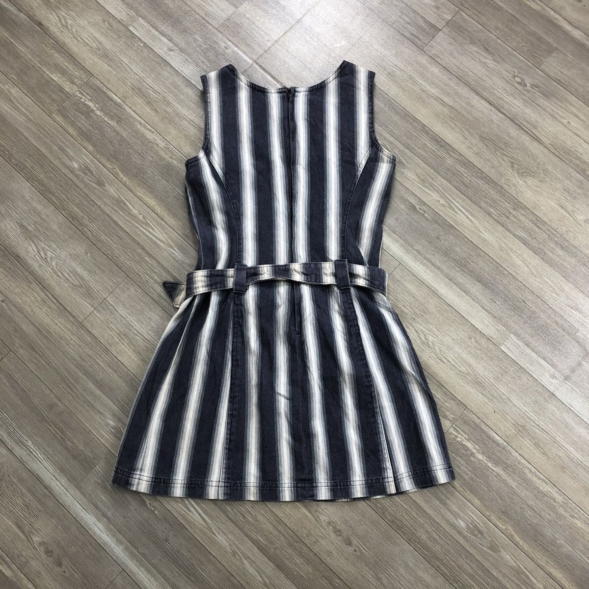 Hysteric Glamour Vintage Hysteric Glamour Love Striped Dressed With Belt Y2K Size S / US 4 / IT 40 - 11 Thumbnail